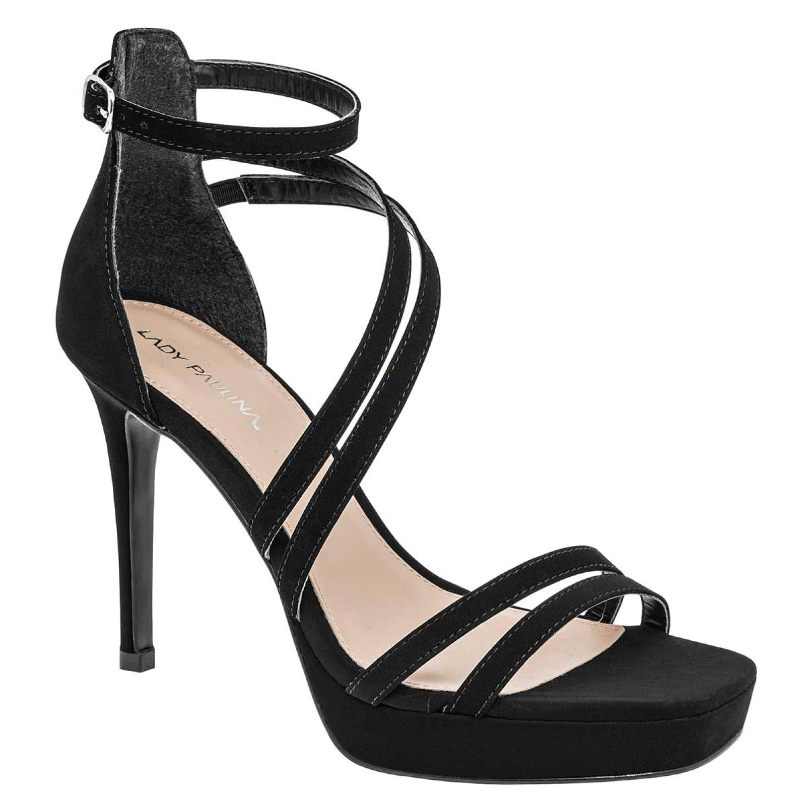 ZAPATILLA DE TIRILLAS Lady paulina 26202 Color Negro PARA Mujer Tx6