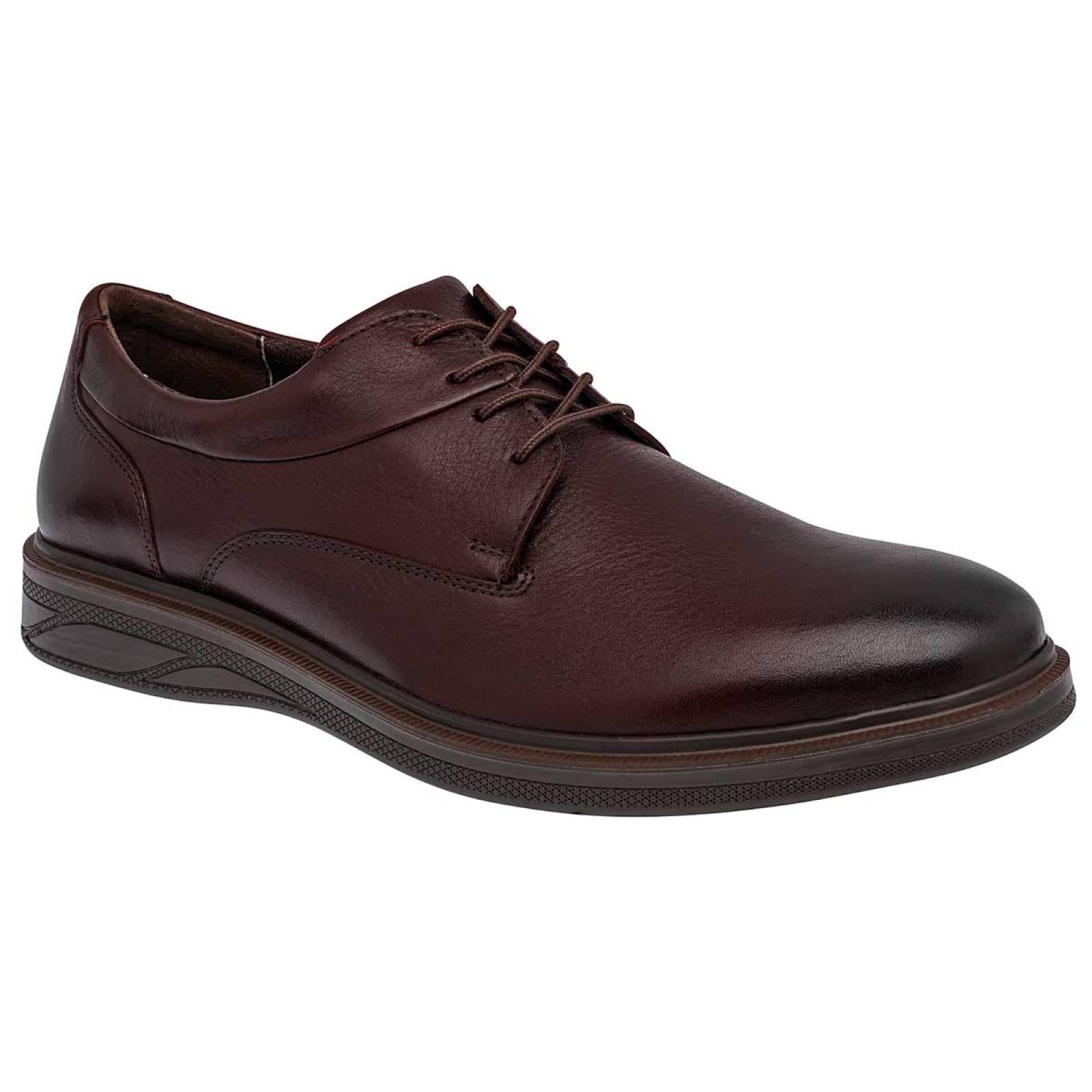 ZAPATO CASUAL Flexi 413101 Color Vino PARA Hombre Tx6