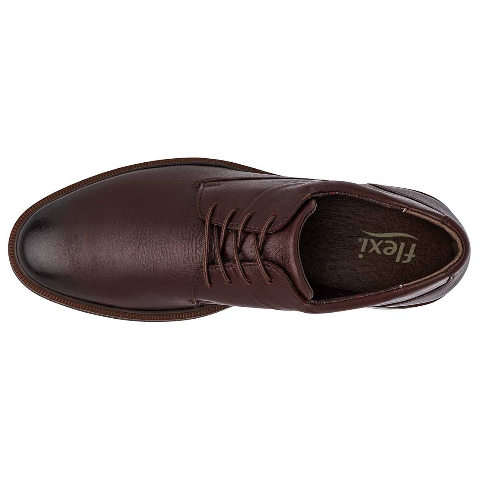 ZAPATO CASUAL Flexi 413101 Color Vino PARA Hombre Tx6