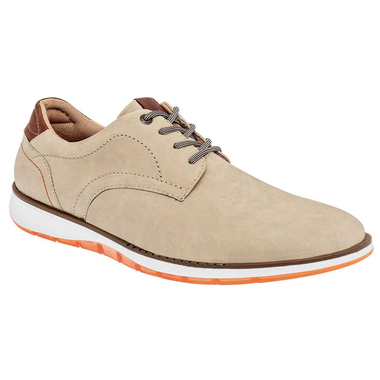 ZAPATO CASUAL Negro total 8153 Color Beige PARA Hombre Tx6