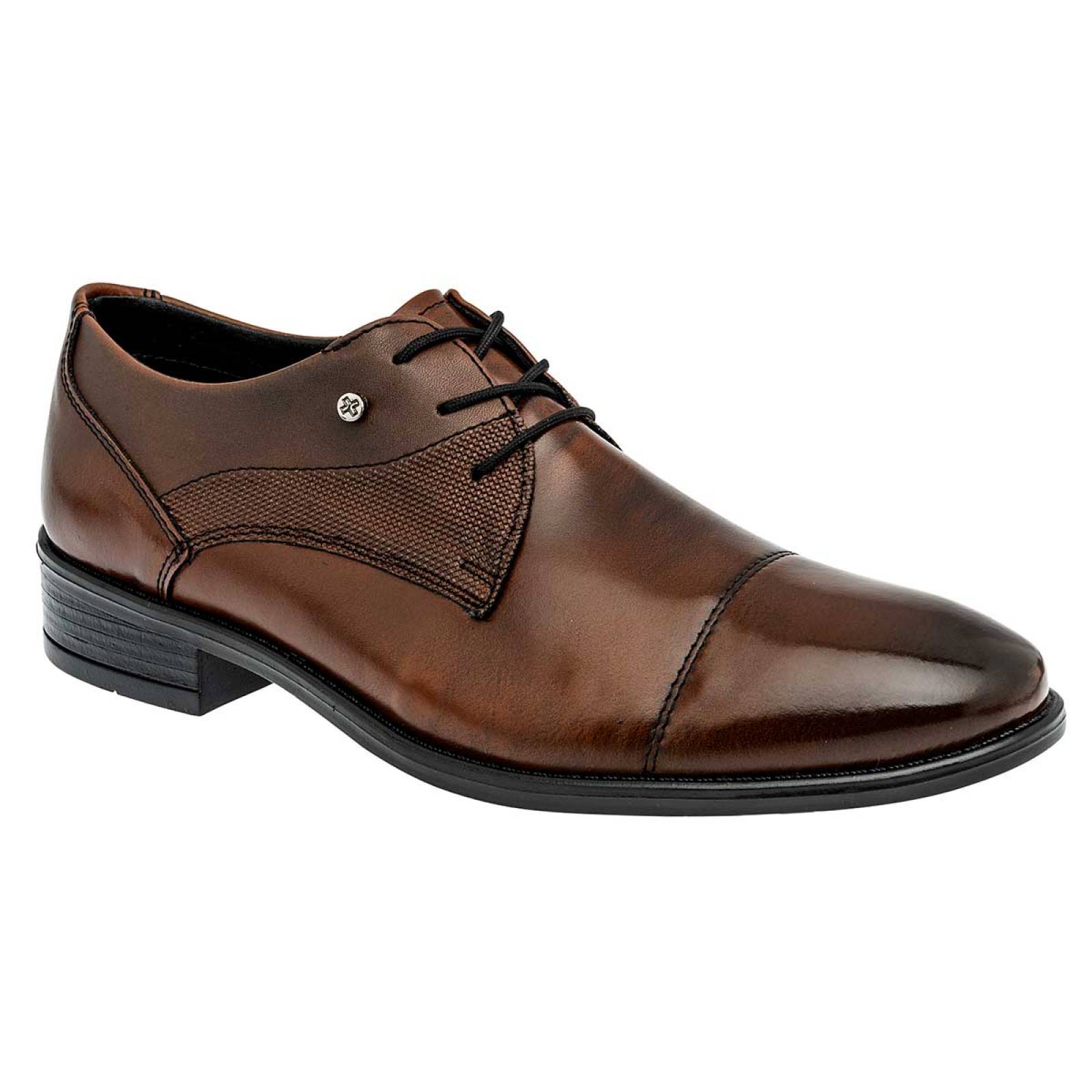 ZAPATO DE VESTIR Lugo conti 9M2083 Color CAMEL PARA Hombre Tx6
