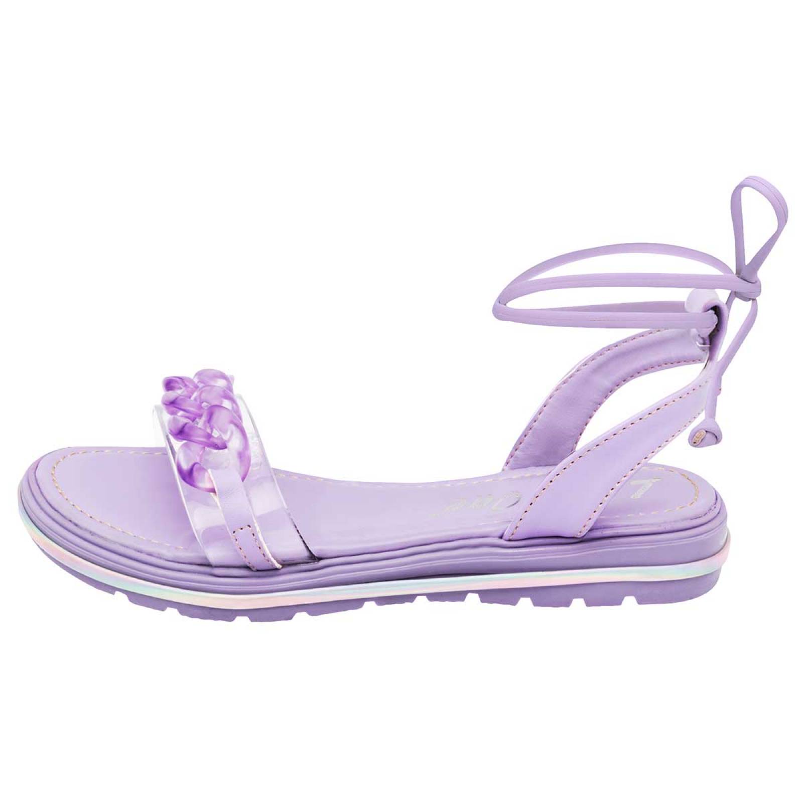 SANDALIA ROMANA Lady one TU1966 Color Lila PARA Niña Tx6
