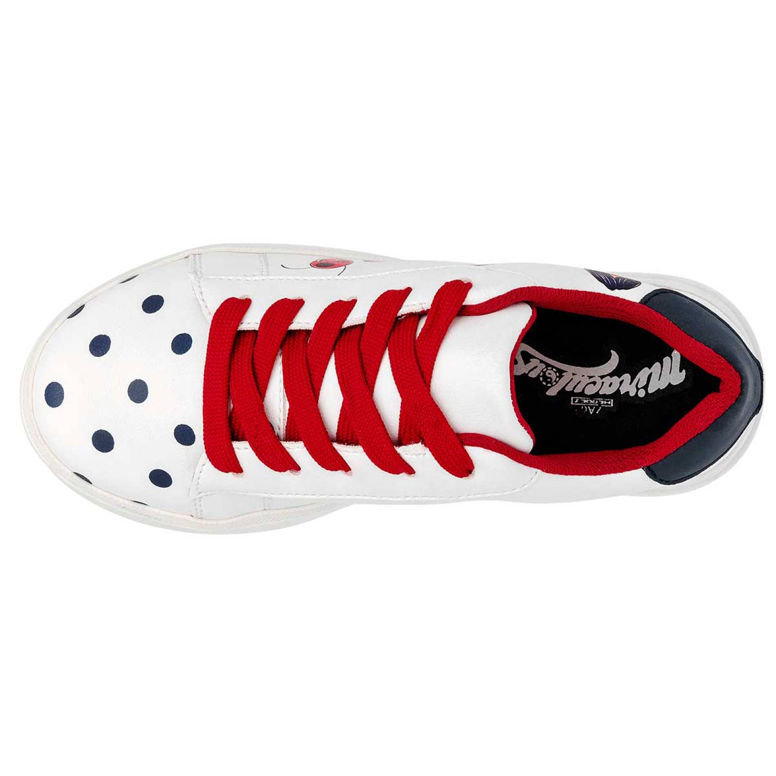 TENIS LADYBUG Licencias yuyin LB2010 Color Blanco PARA Niña Tx6