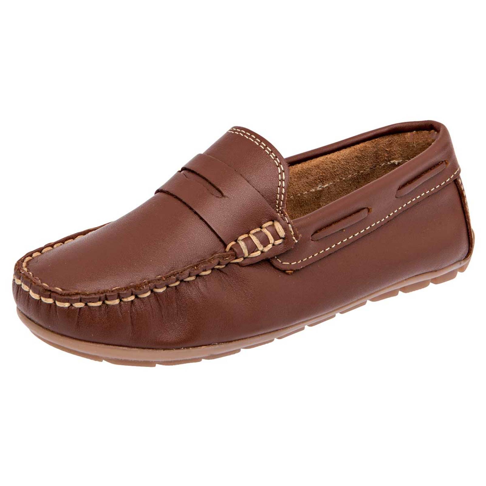 ZAPATO SLIP ON Emanuel romero 811 Color Cafe PARA Ni o Tx6