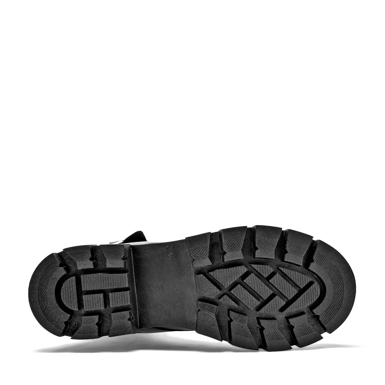 BOTA CON CIERRE CHUNKY Been class 17415 Color Vino PARA Mujer Tx7