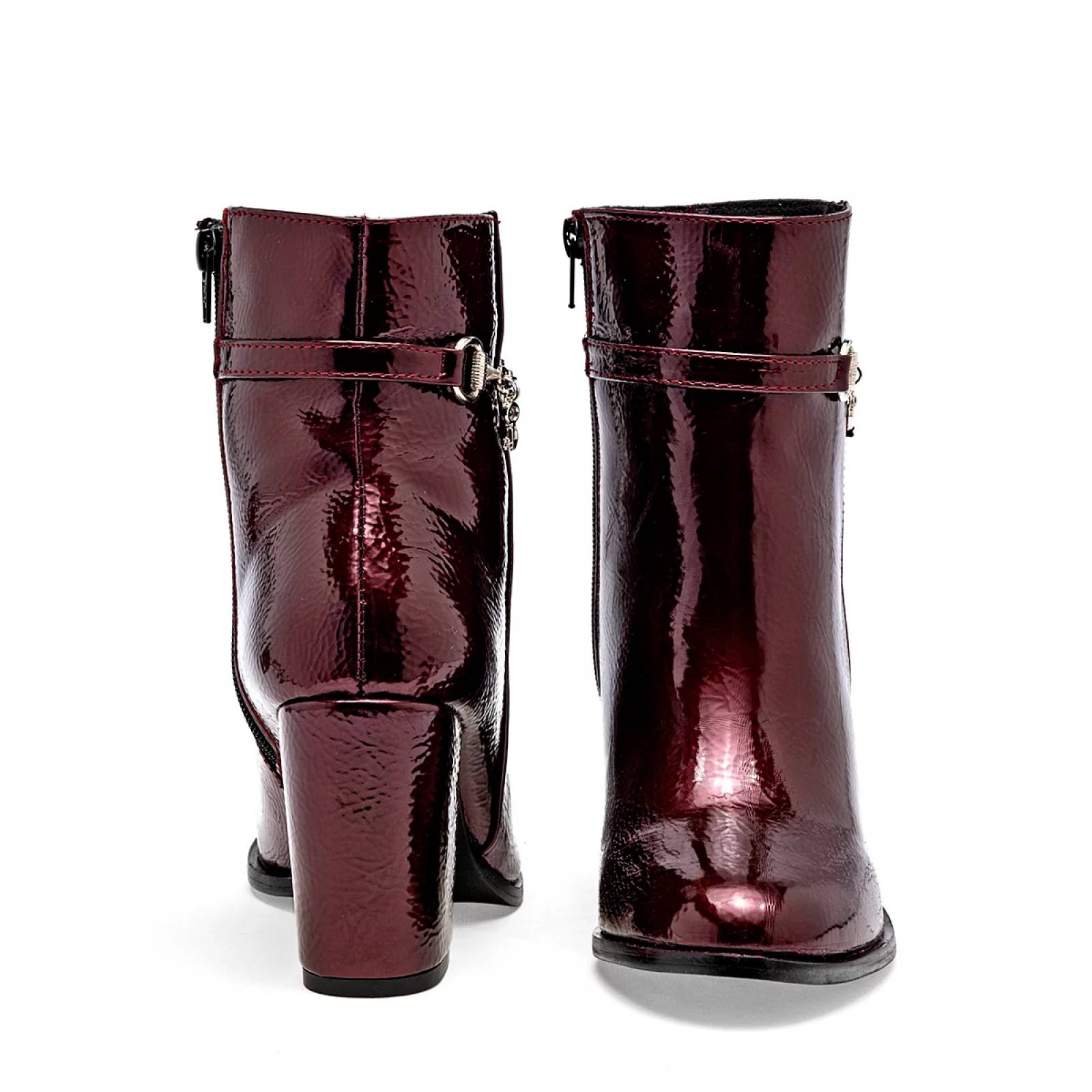 BOTIN CHAROL DE PUNTA Catalina 60231 Color Vino PARA Mujer Tx7