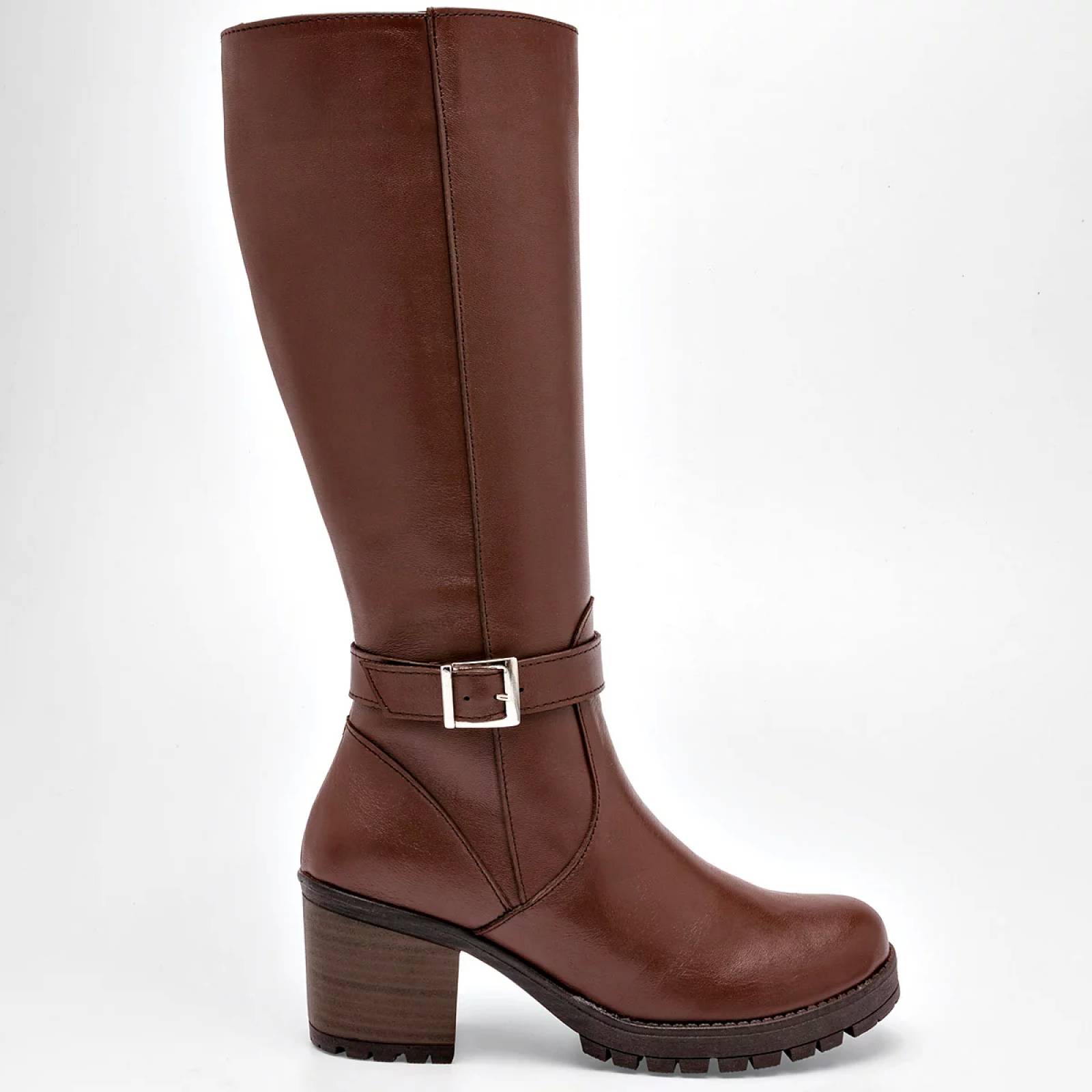 BOTA LARGA DE HEBILLA Catalina 8038 Color Cafe PARA Mujer Tx7