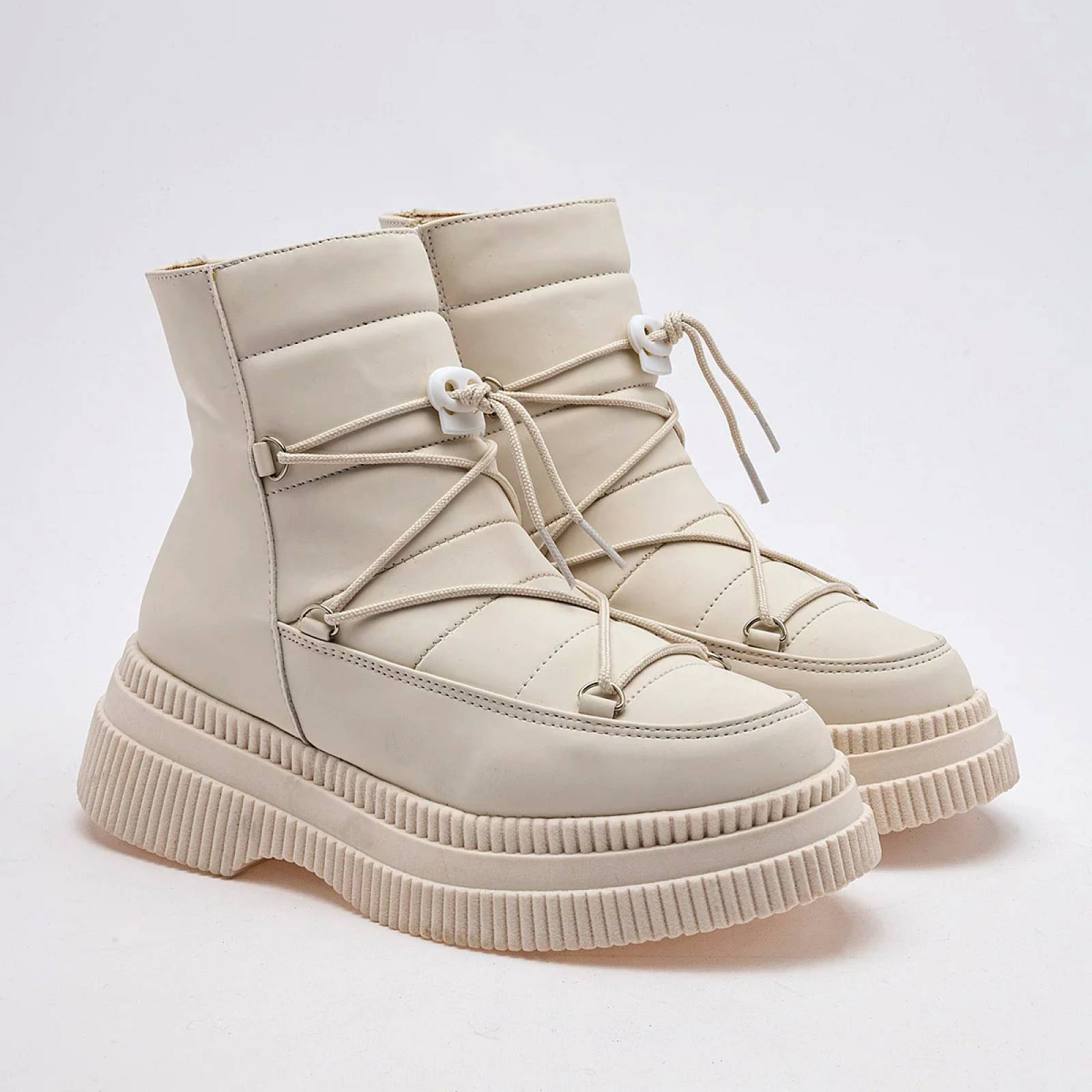 BOTA CHUNKY Coshi coshi 940 Color LATTE PARA Mujer Tx7