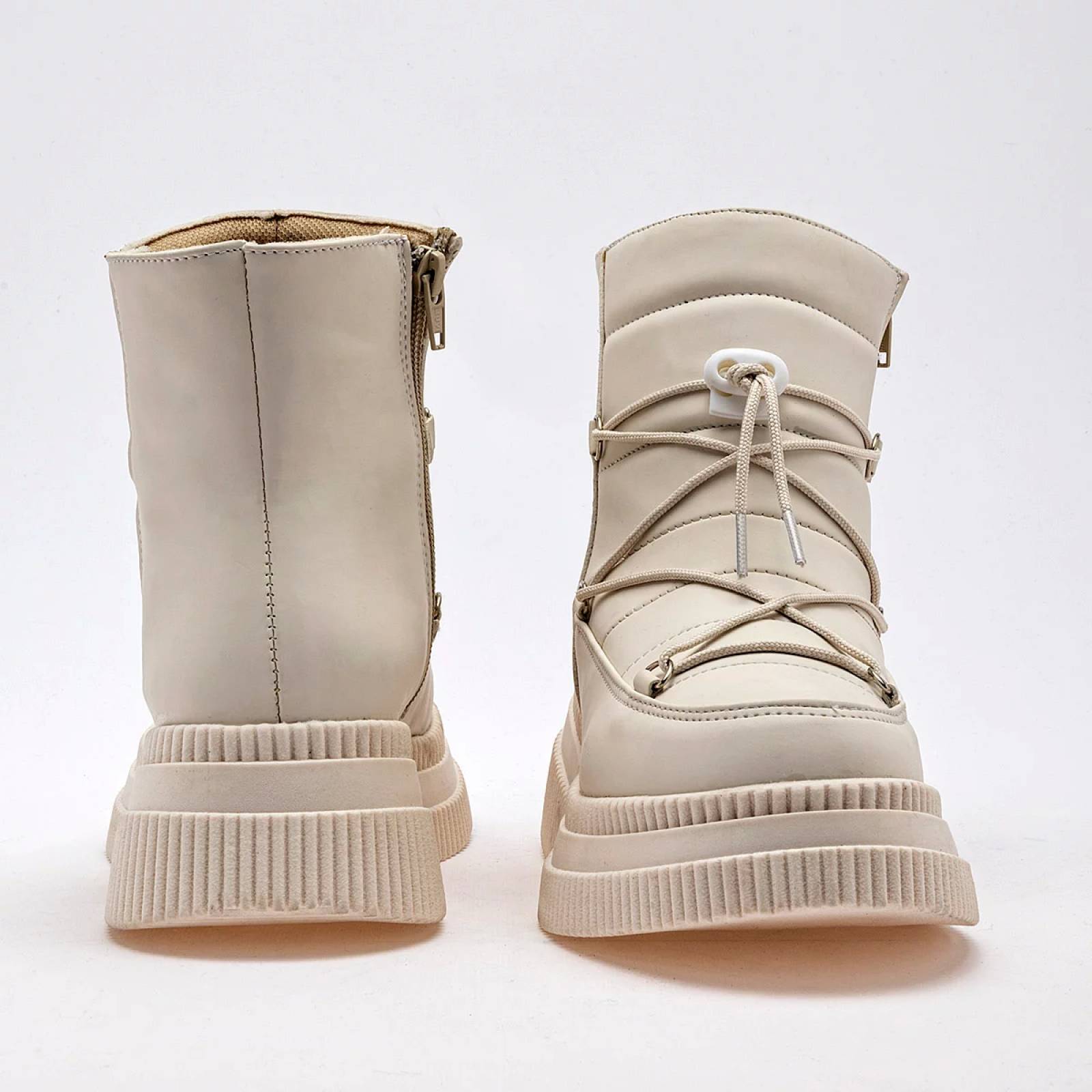 BOTA CHUNKY Coshi coshi 940 Color LATTE PARA Mujer Tx7