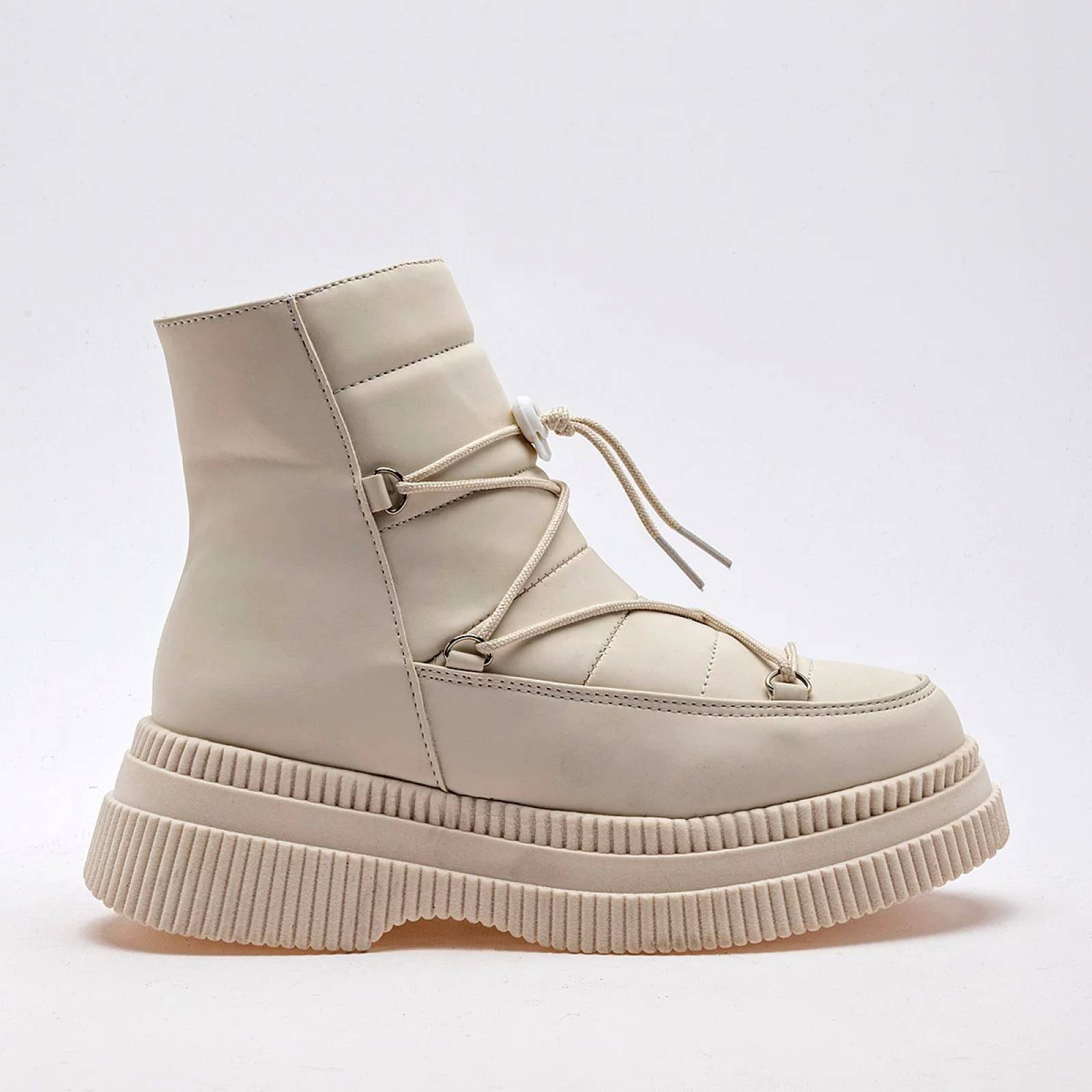 BOTA CHUNKY Coshi coshi 940 Color LATTE PARA Mujer Tx7