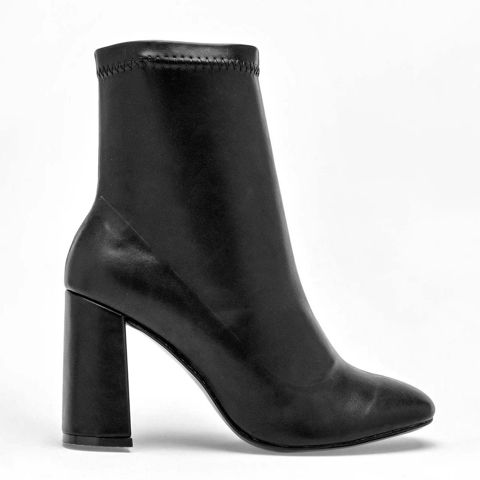 BOTIN DE PUNTA CON TACON CUADRADO Lady paulina 10505 Color Negro PARA Mujer Tx7