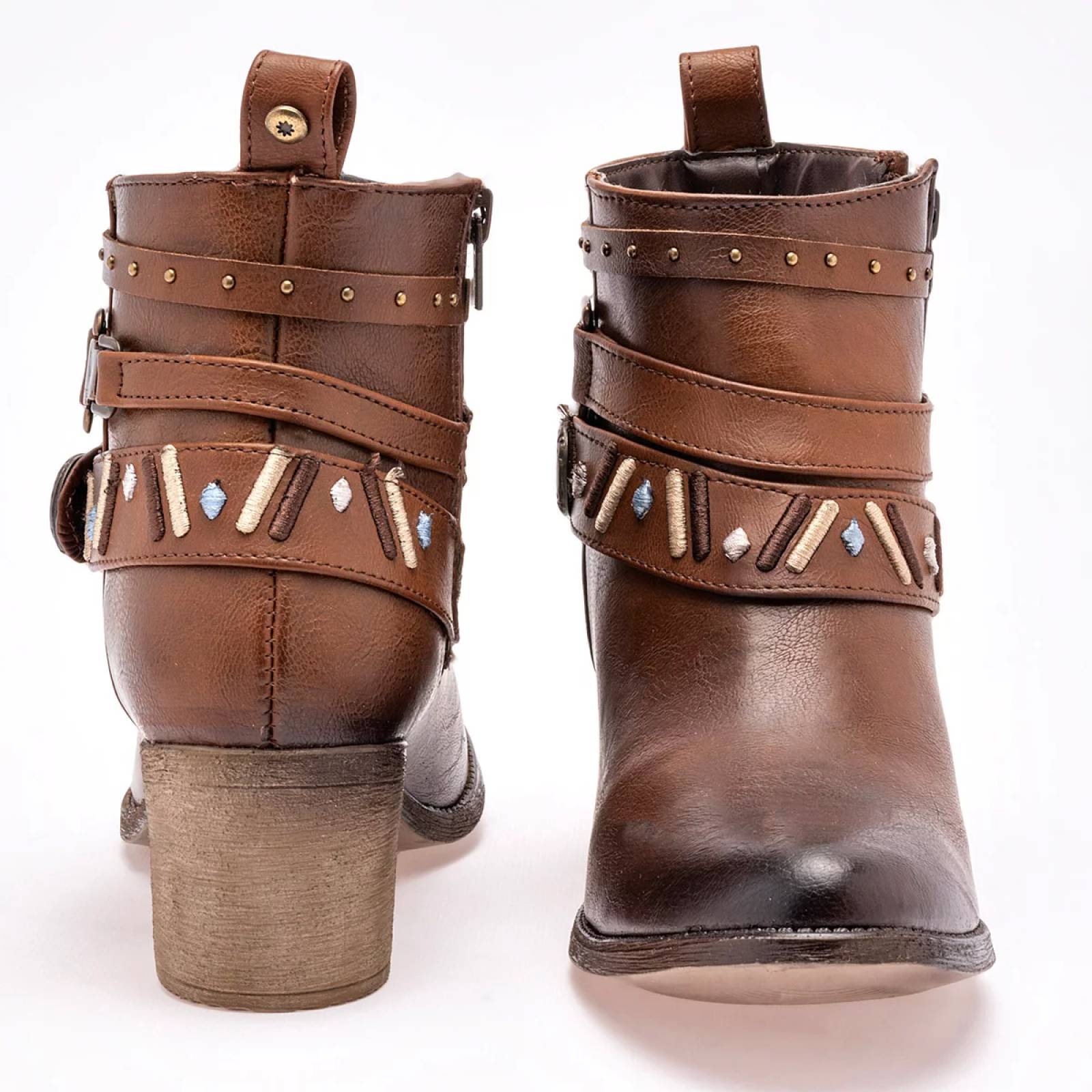 BOTA VAQUERA Moramora 110857 Color Cafe PARA Mujer Tx7
