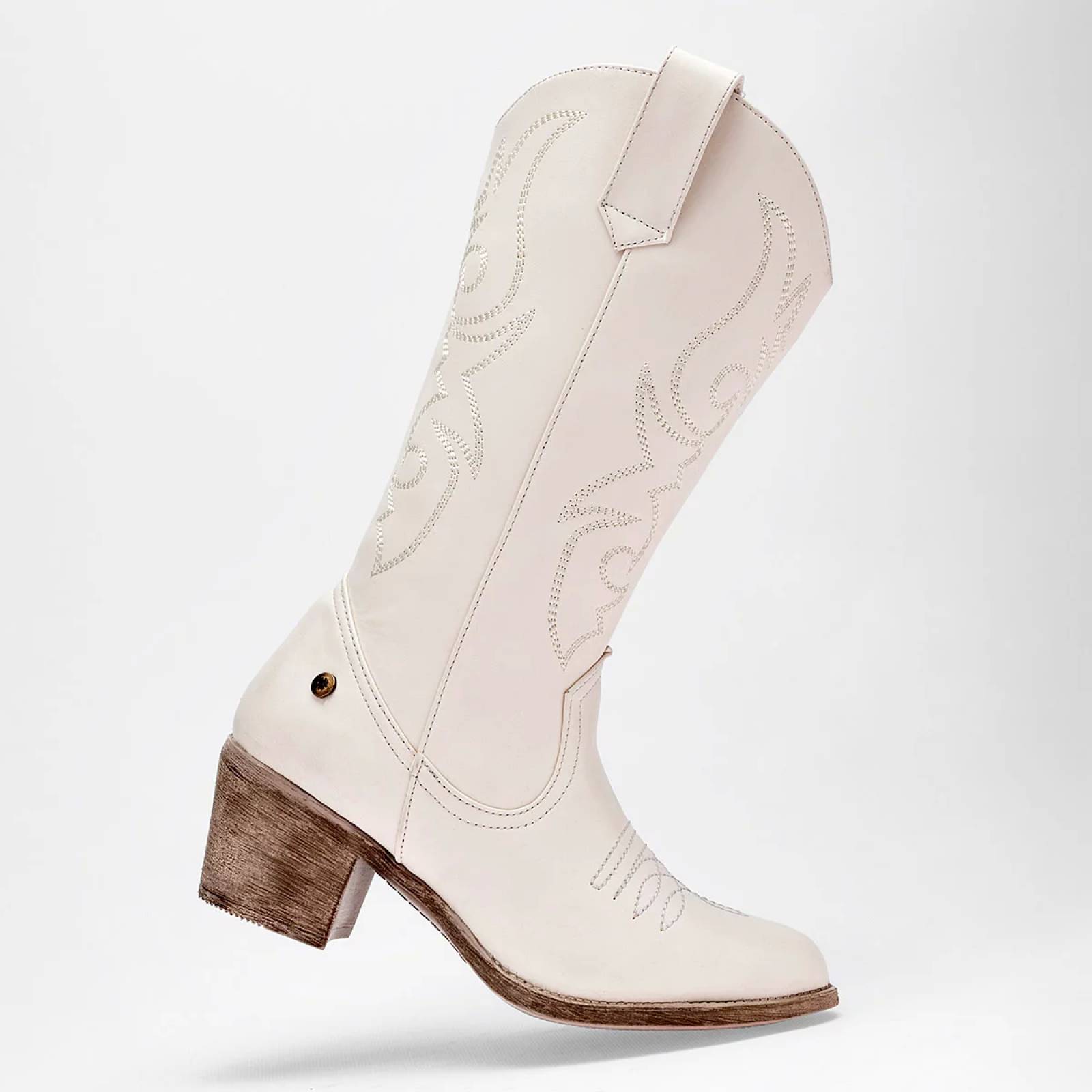 BOTA VAQUERA Moramora 110888 Color LATTE PARA Mujer Tx7
