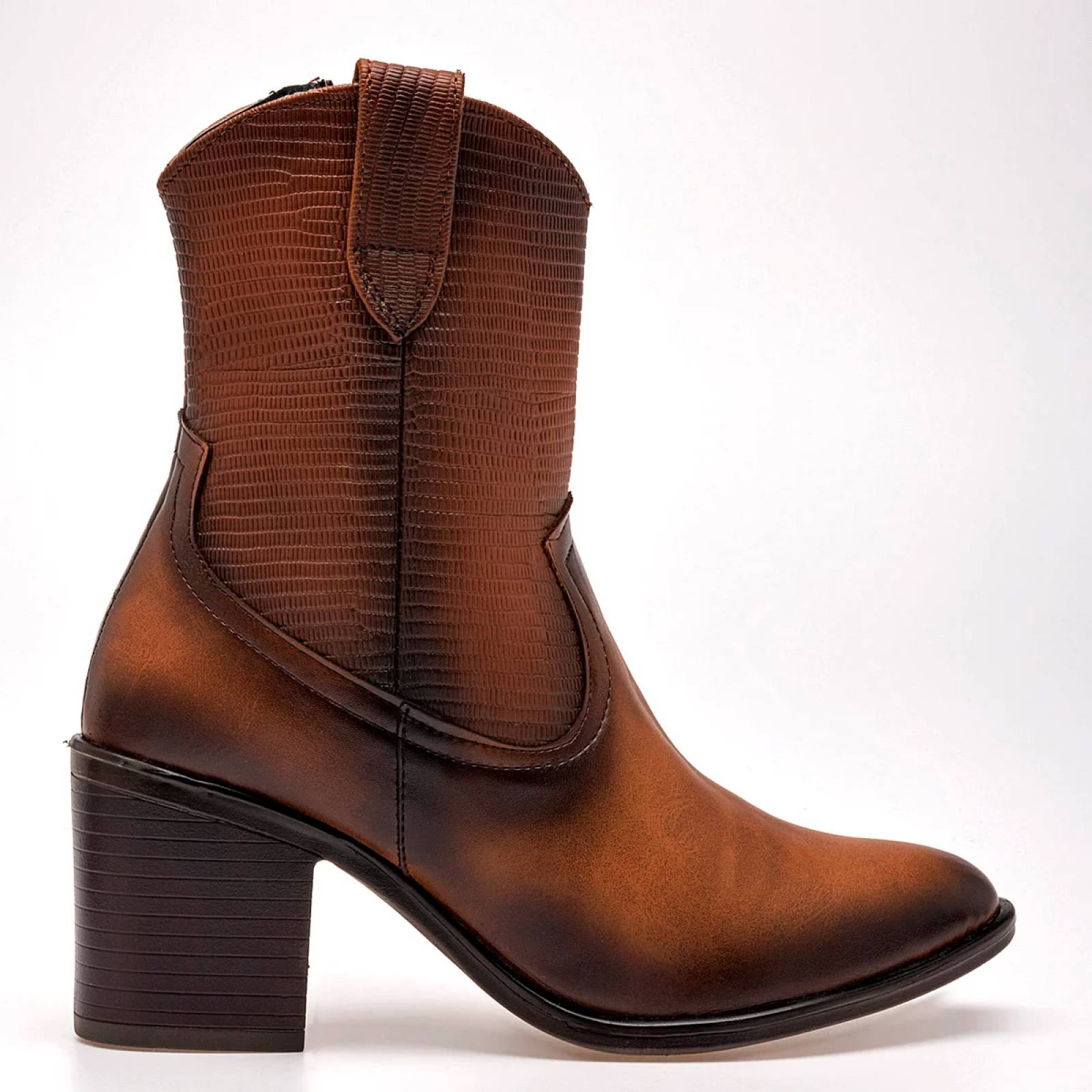 BOTA VAQUERA Oro rosa 427010 Color Cafe PARA Mujer Tx7