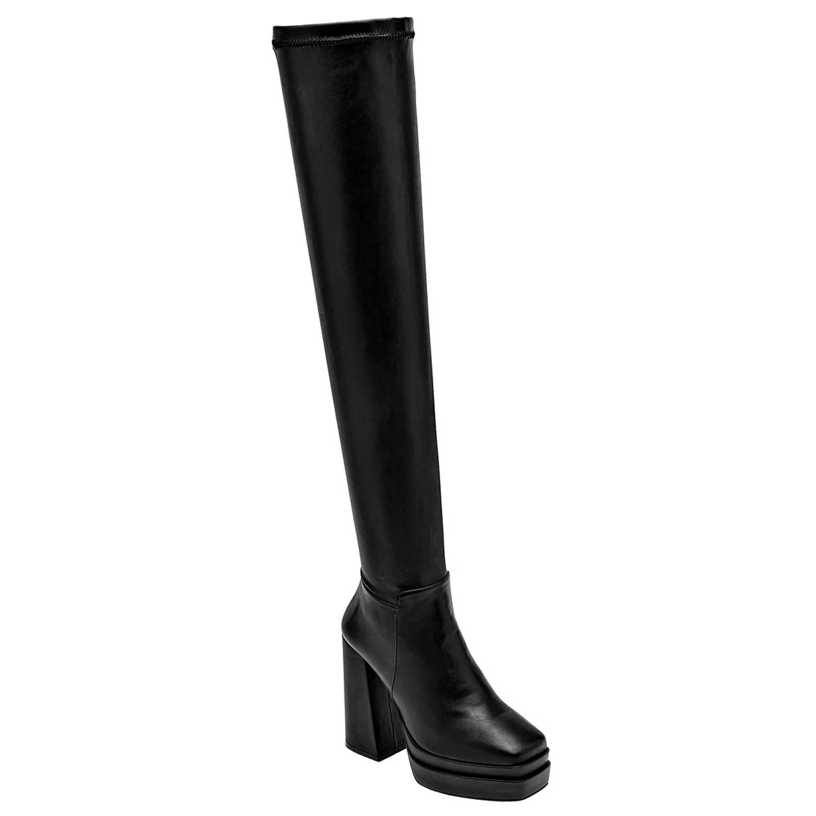 BOTA LARGA PLATAFORMA Pietro alessandro 2254 Color Negro PARA Mujer Tx7