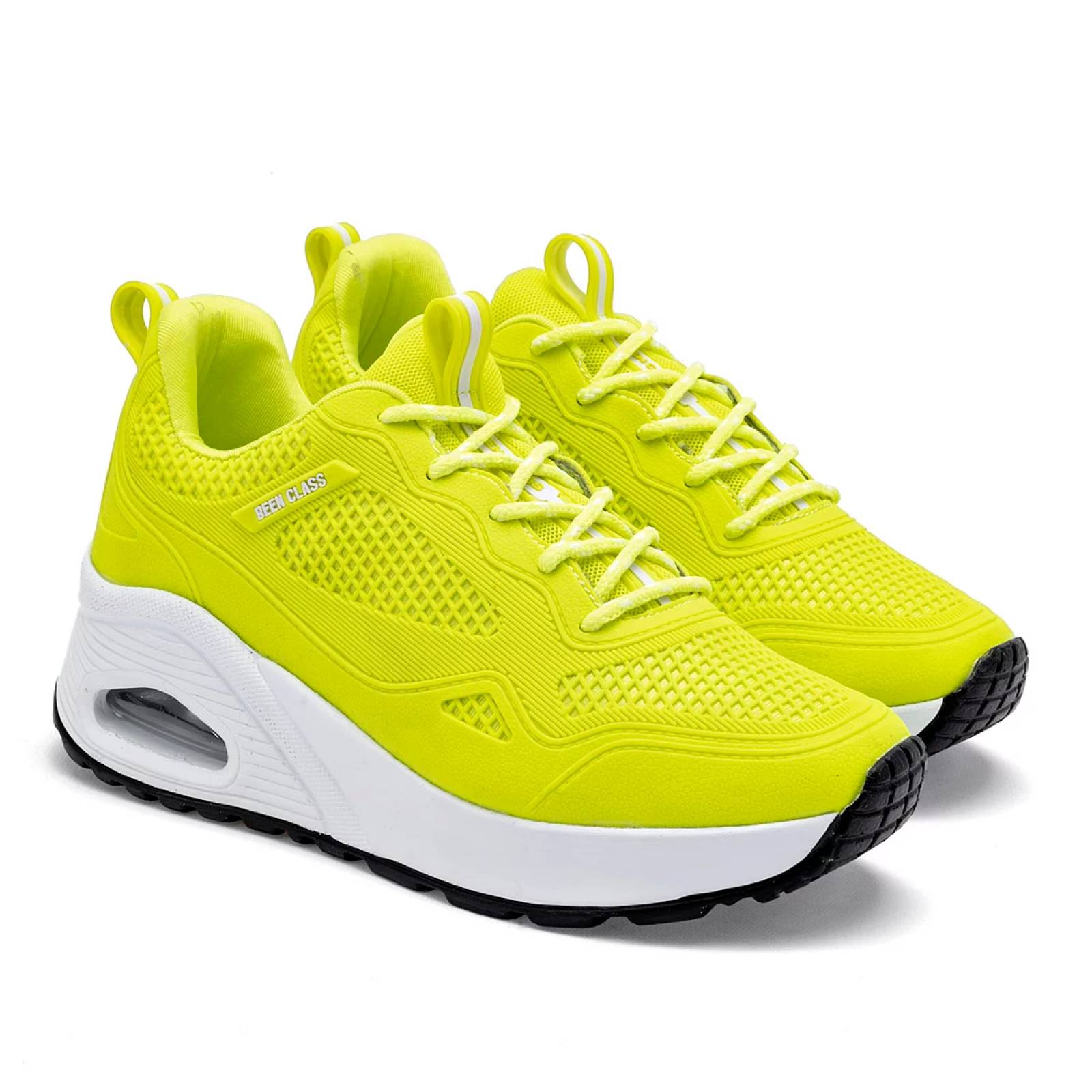 TENIS Been class 17662 Color Amarillo PARA Mujer Tx7