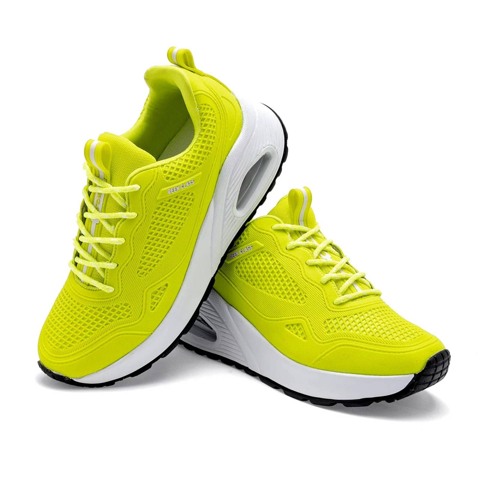 TENIS Been class 17662 Color Amarillo PARA Mujer Tx7