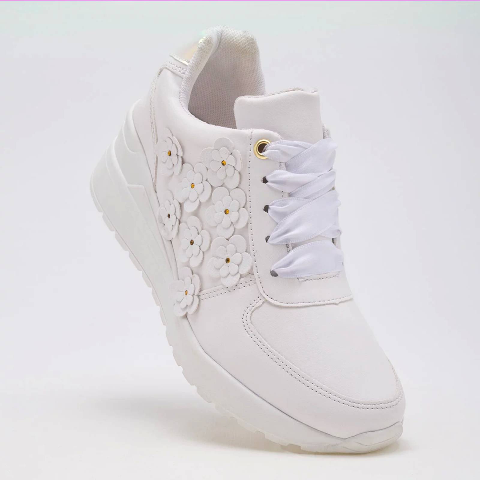 TENIS CHUNKY Been class 2574 Color Blanco PARA Mujer Tx7