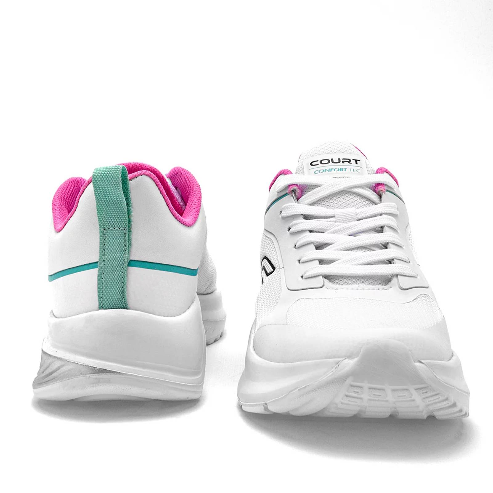 TENIS Court 713T Color Blanco PARA Mujer Tx7