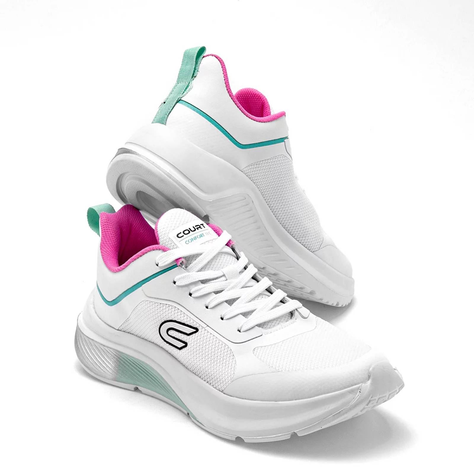 TENIS Court 713T Color Blanco PARA Mujer Tx7