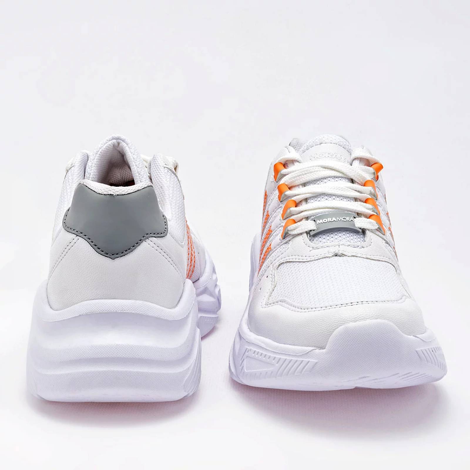 TENIS CHUNKY Moramora 1071202 Color Blanco PARA Mujer Tx7