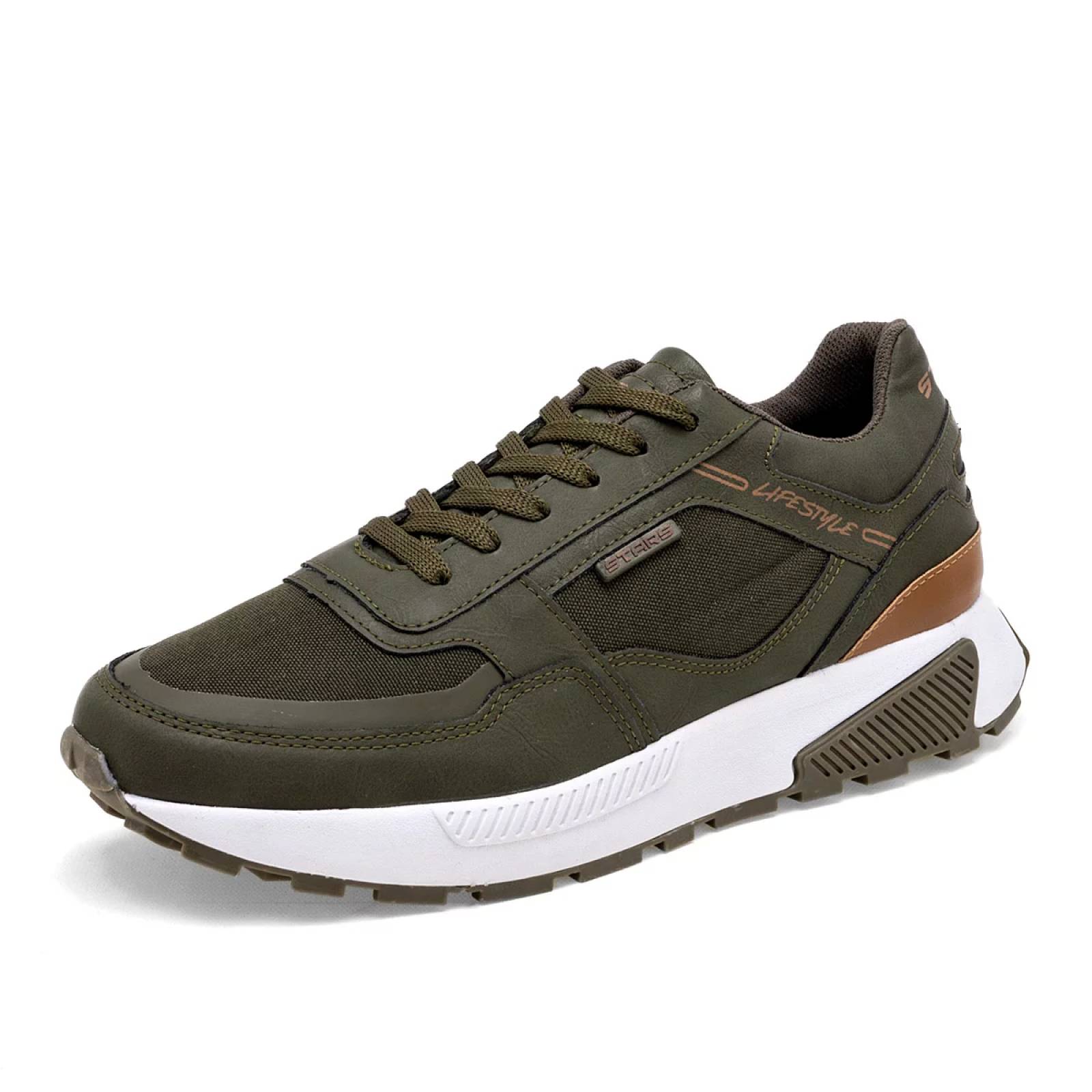 TENIS Stars of the world CU11007 Color Olivo PARA Hombre Tx7