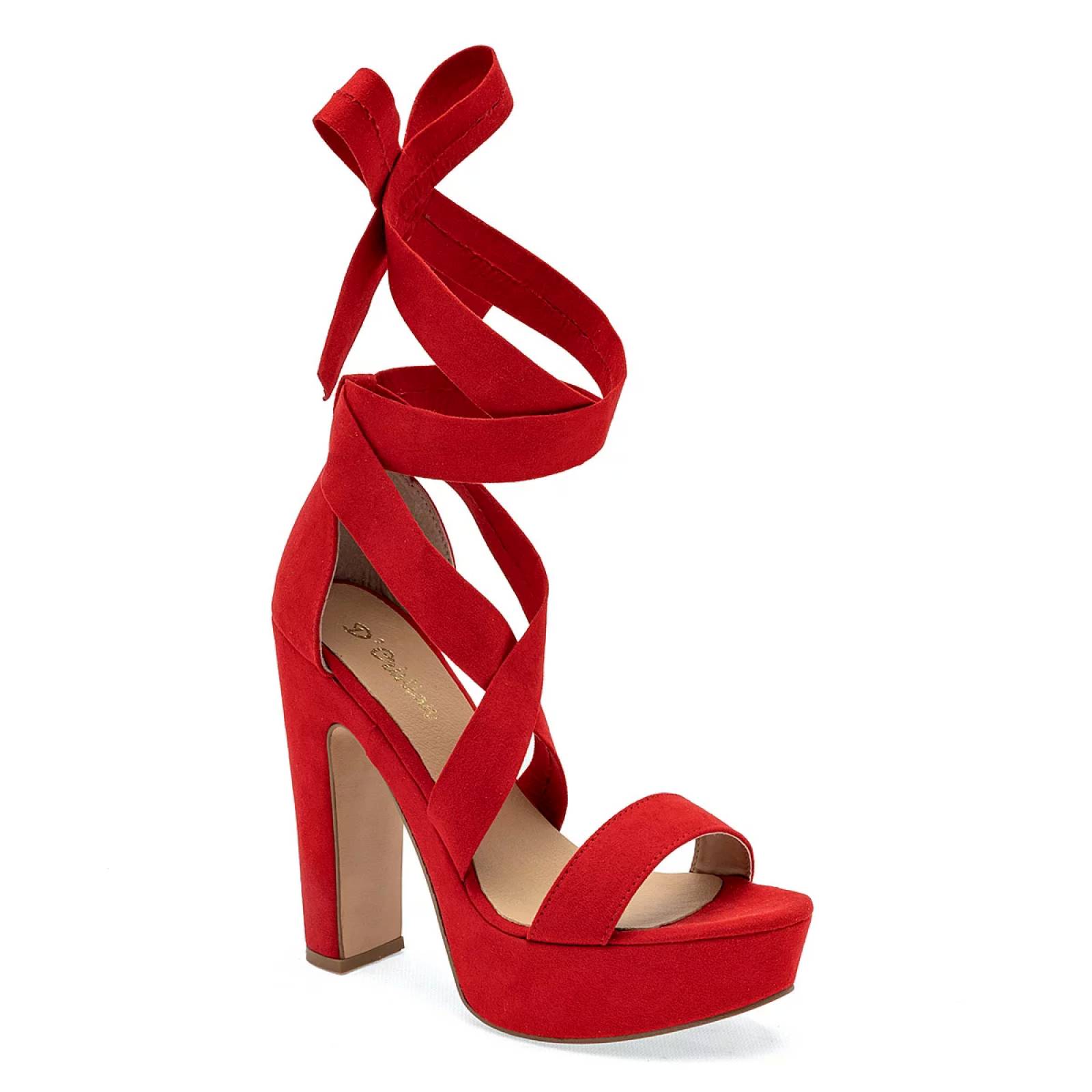 ZAPATILLA DE TIRILLAS Dcristian 3016 Color Rojo PARA Mujer Tx7