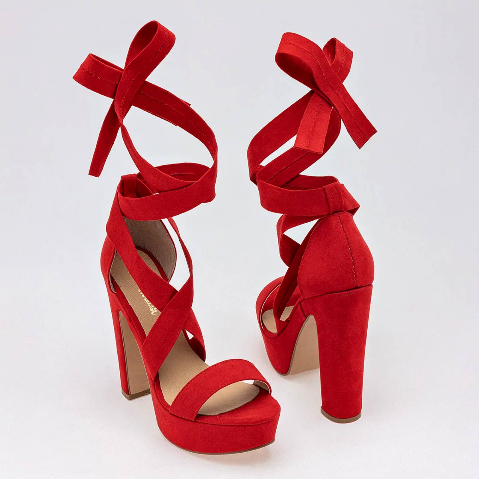 ZAPATILLA DE TIRILLAS Dcristian 3016 Color Rojo PARA Mujer Tx7