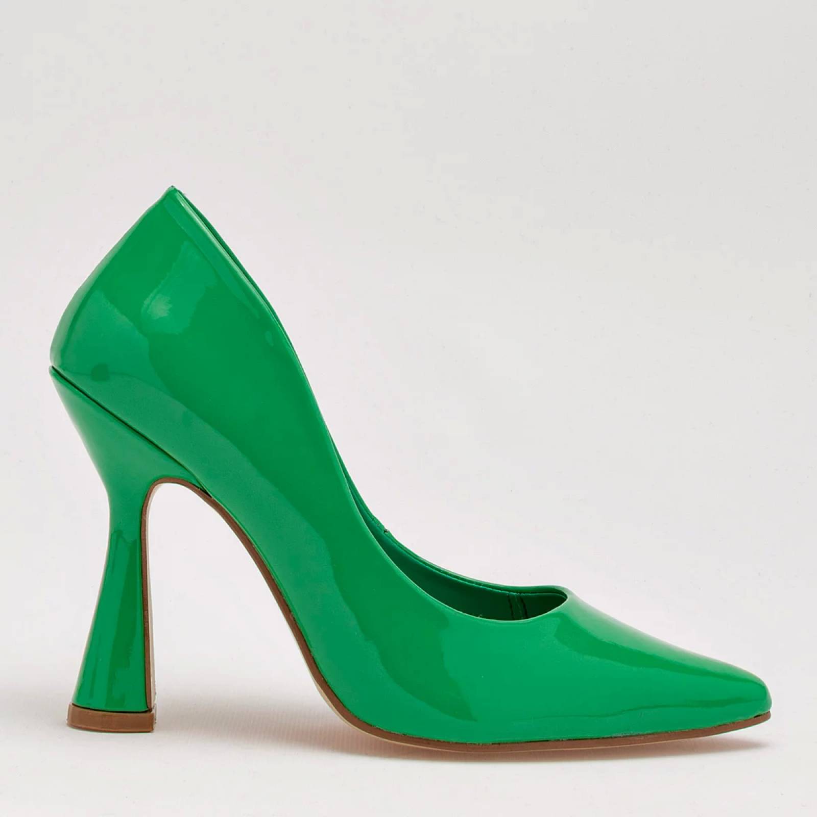 ZAPATILLA DE PUNTA CON TACON PIRAMIDE Felisa villalobos 1190 Color Verde PARA Mujer Tx7