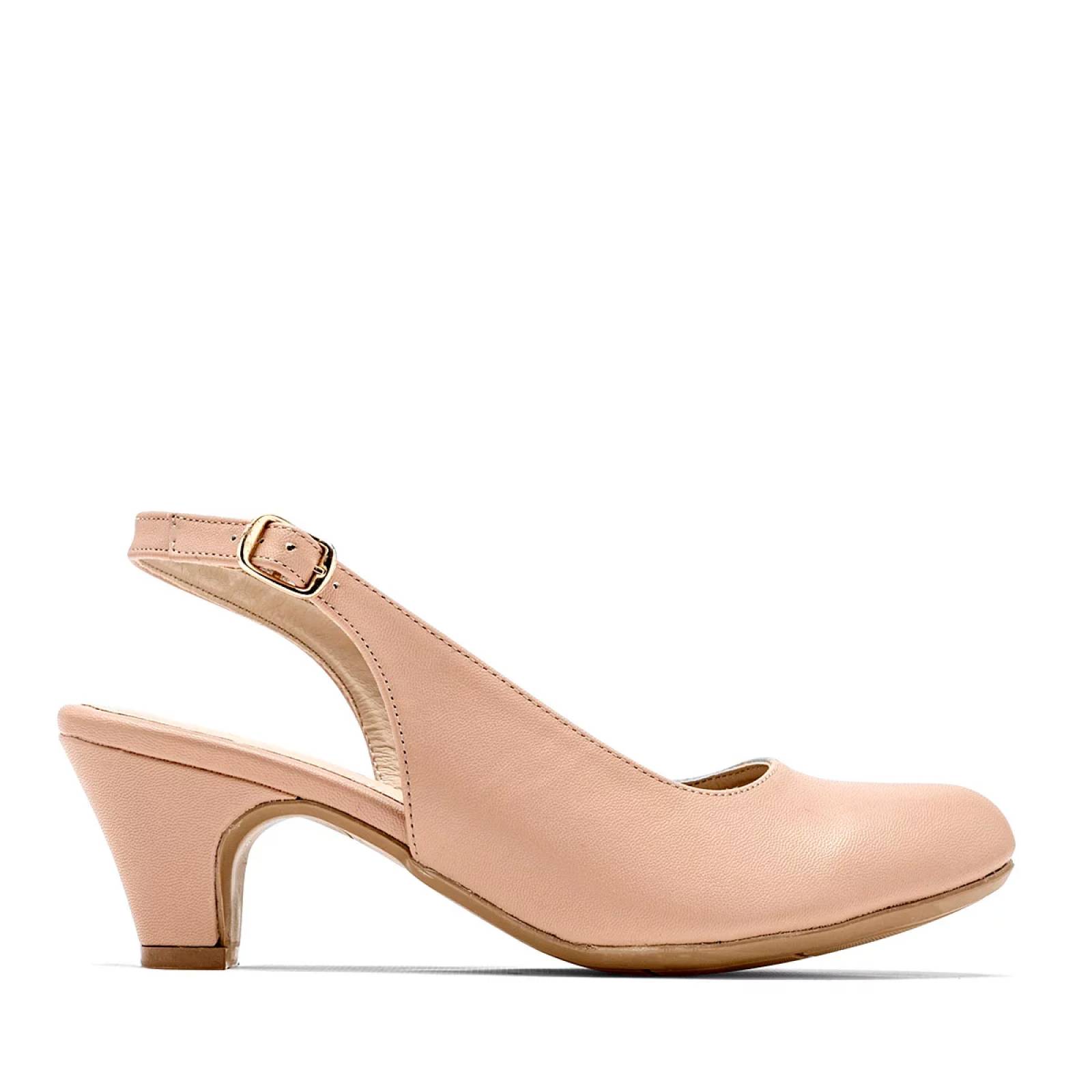 ZAPATILLA DESTALONADA DE HEBILLA TACON CUADRADO Poptops 2560 Color Rosa PARA Mujer Tx7