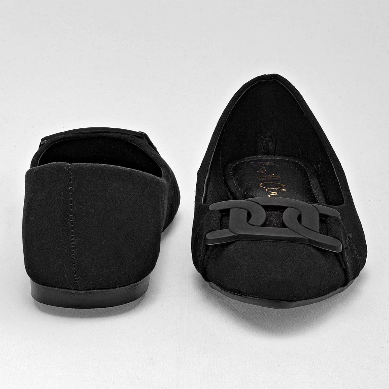 FLATS GAMUZA Been class 17439 Color Negro PARA Mujer Tx7