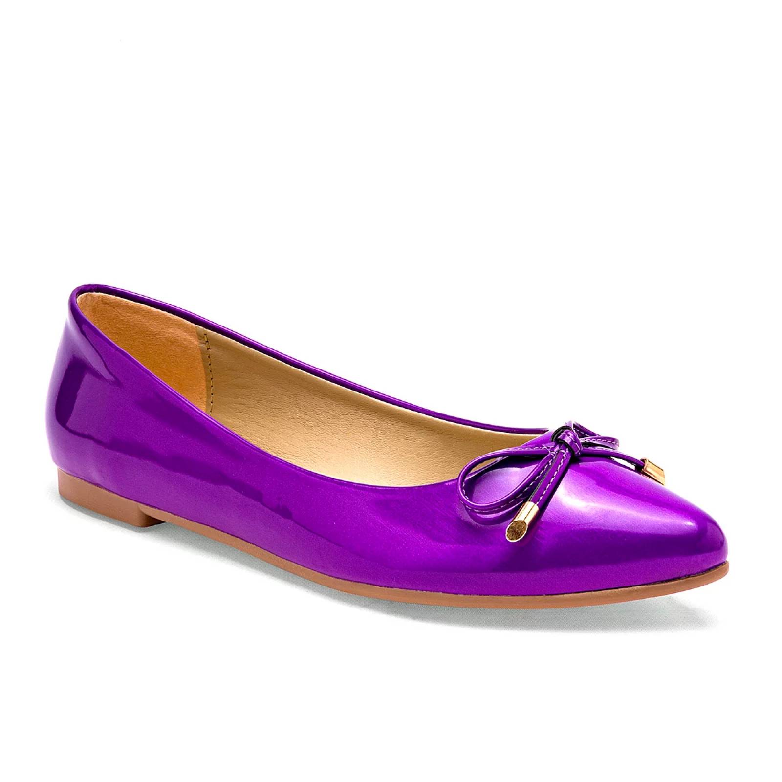 FLATS MOÑOS Been class 17610 Color Morado PARA Mujer Tx7