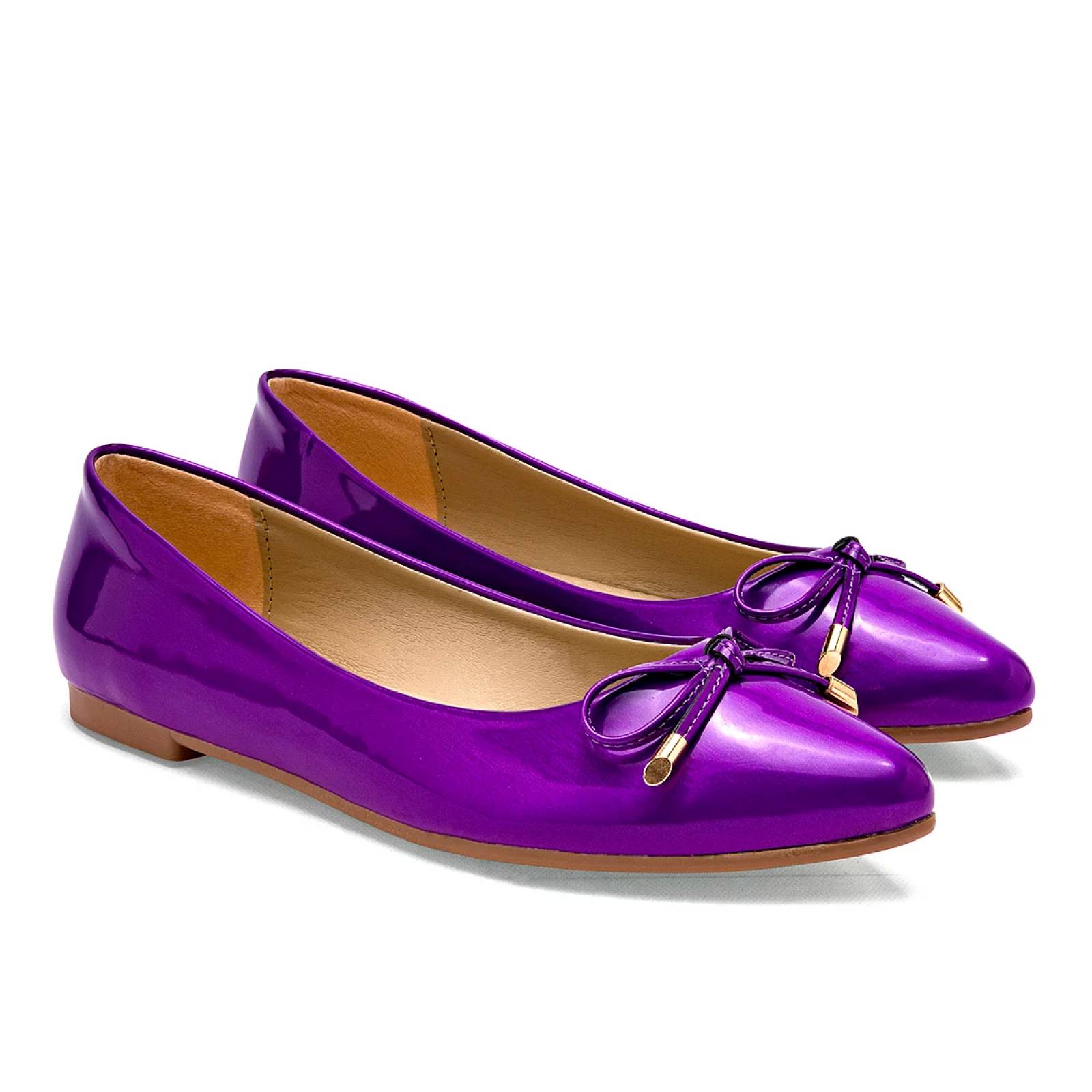 FLATS MOÑOS Been class 17610 Color Morado PARA Mujer Tx7