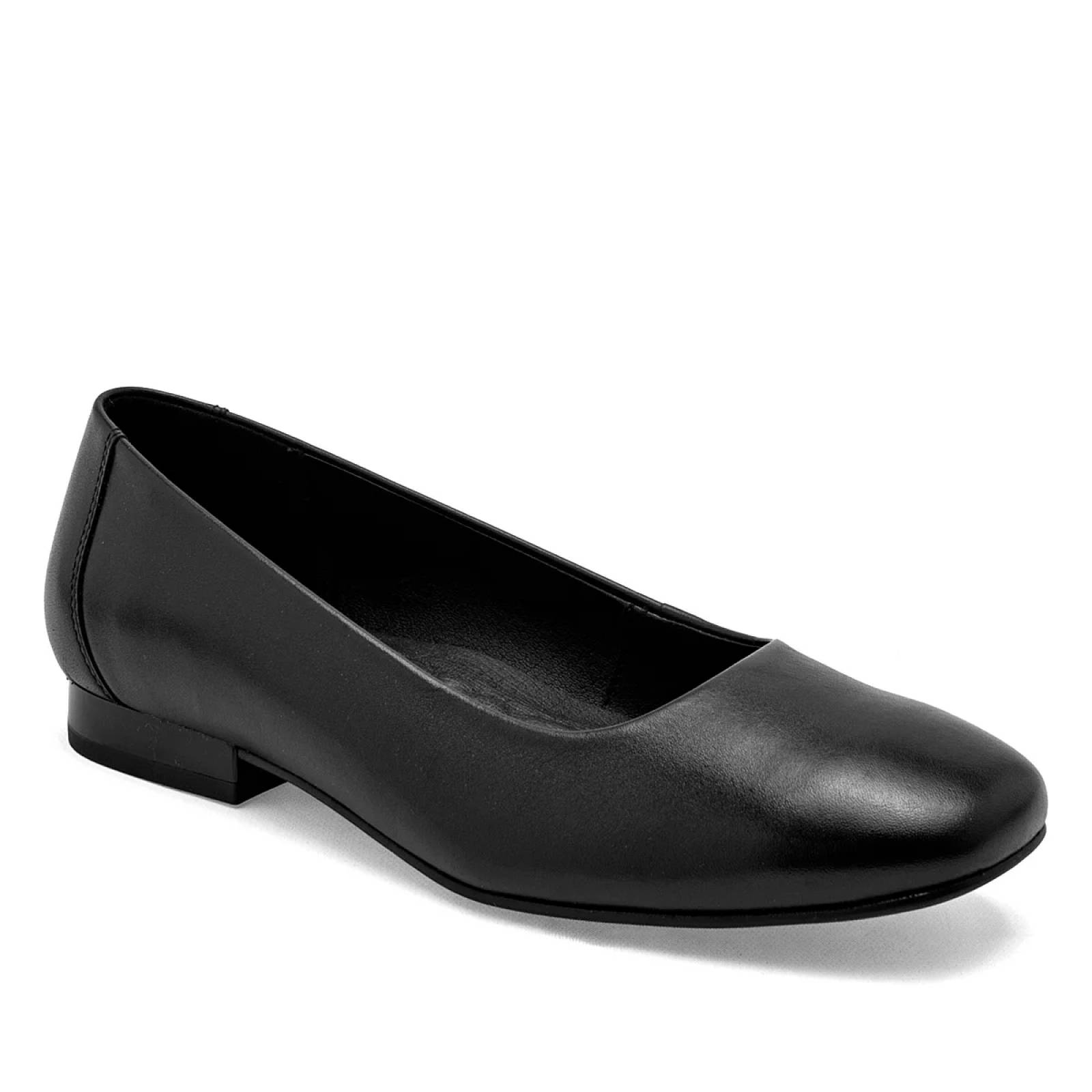 Zapato Mujer Flexi 116309 Flats Balerina Confort Piel Negro