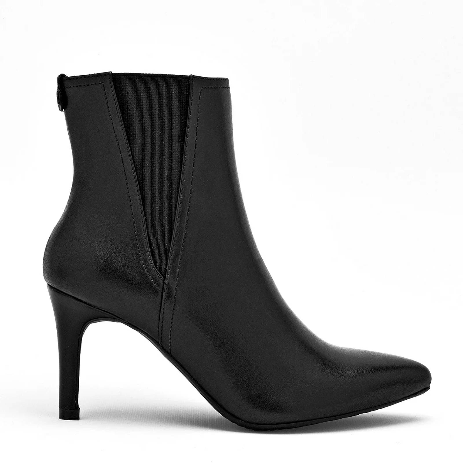 BOTIN DE PUNTA TACON AGUJA Flexi 104512 Color Negro PARA Mujer Tx7