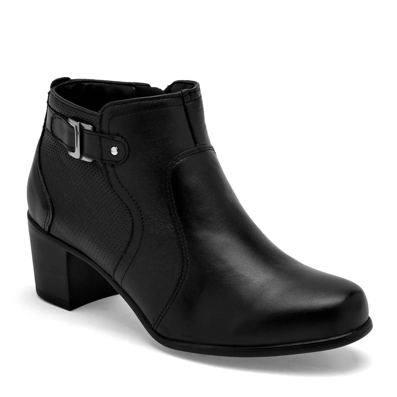 BOTIN CON HEBILLA Flexi 110407 Color Negro PARA Mujer Tx7