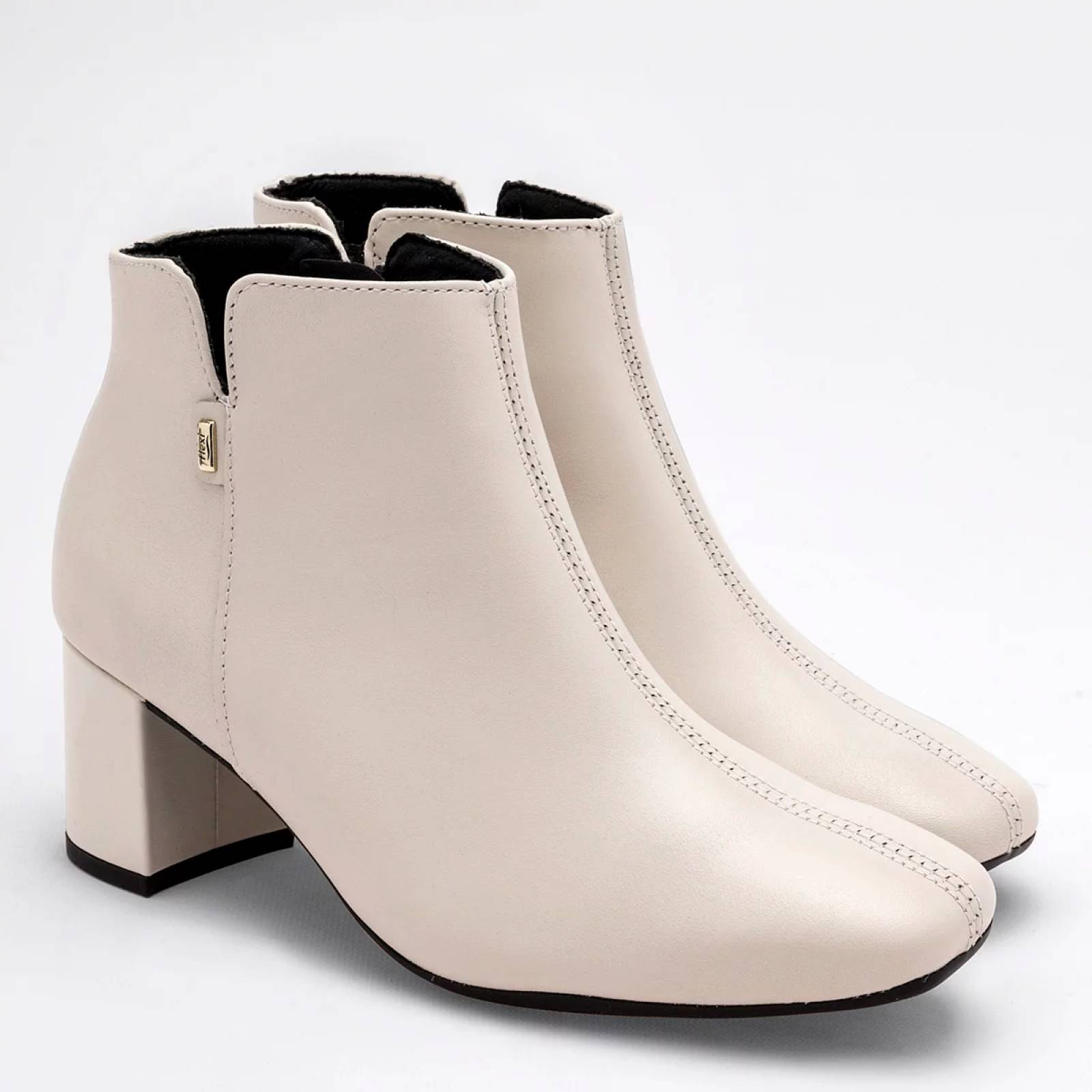 BOTIN CON CIERRE Y TACON CUADRADO Flexi 119706 Color Beige PARA Mujer Tx7