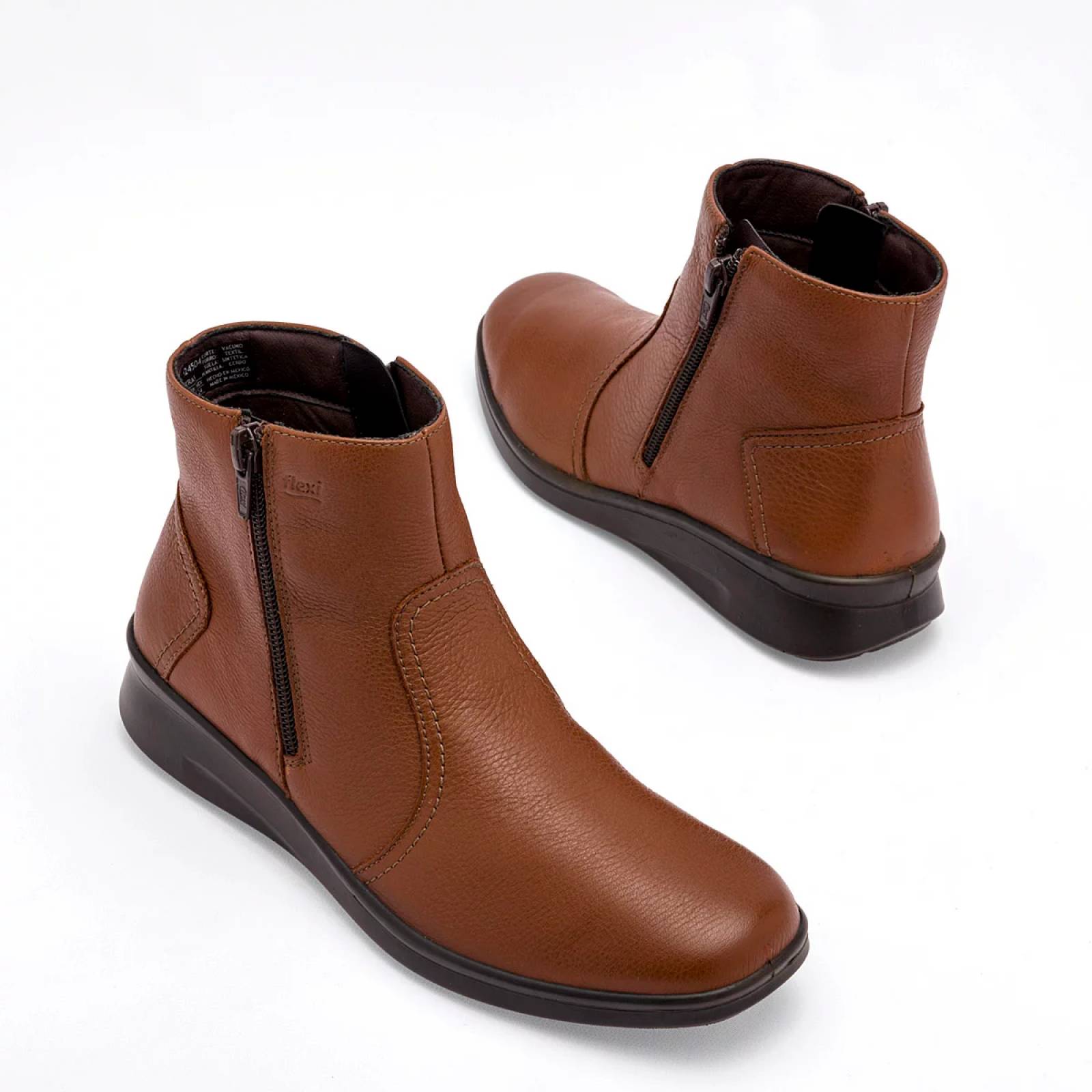 BOTIN CON CIERRE Flexi 124504 Color CAMEL PARA Mujer Tx7