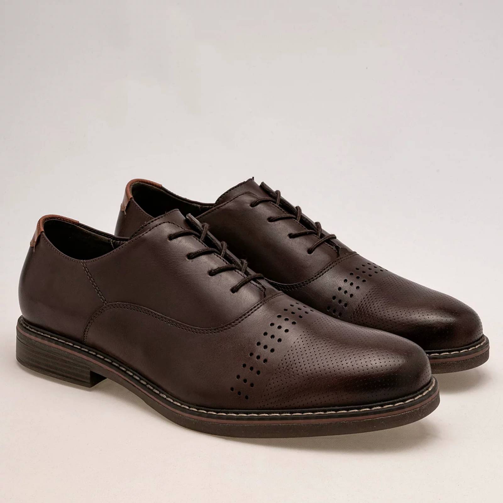 ZAPATO VESTIR Flexi 404608 Color Cafe PARA Hombre Tx7