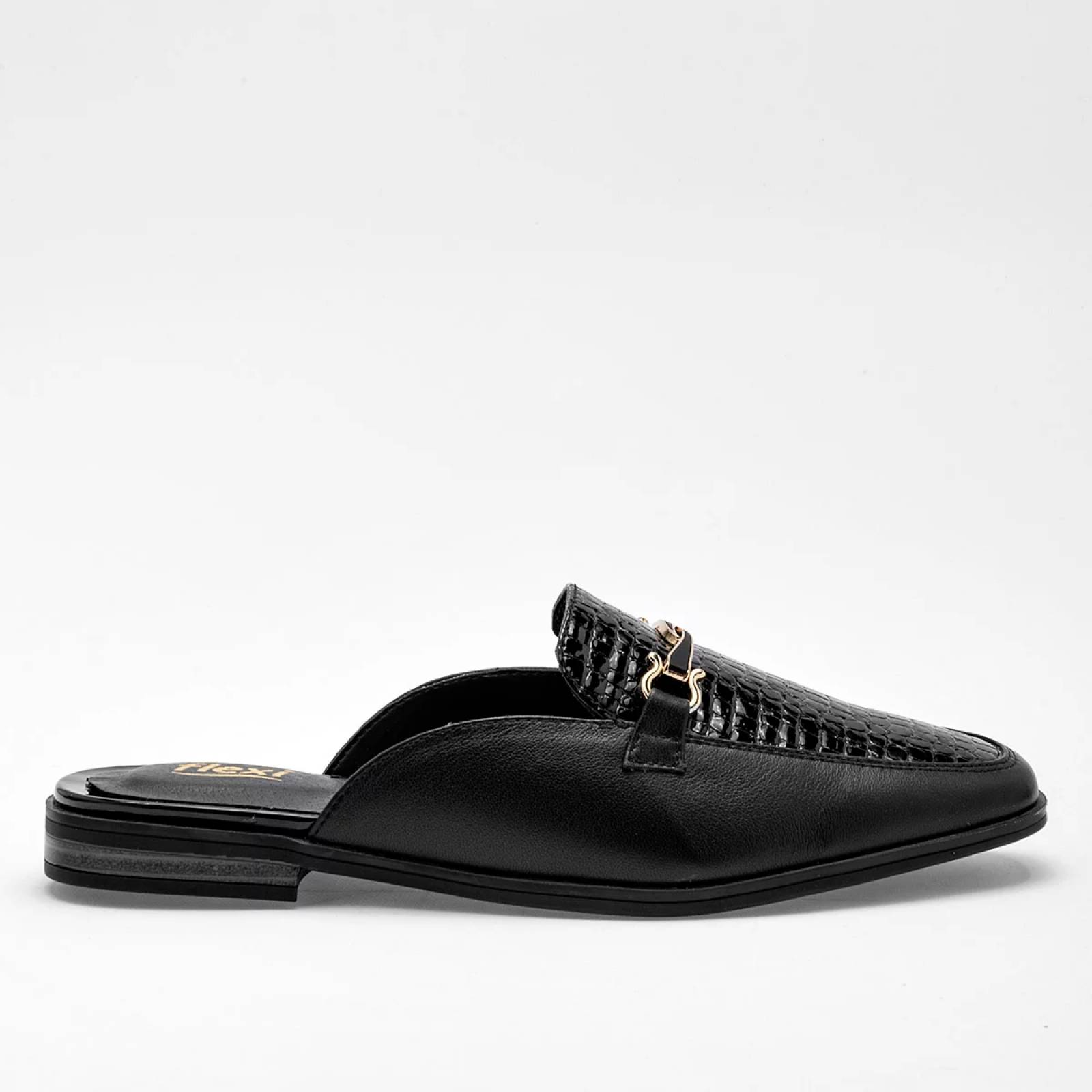 ZAPATO SUECO Flexi 126603 Color Negro PARA Mujer Tx7
