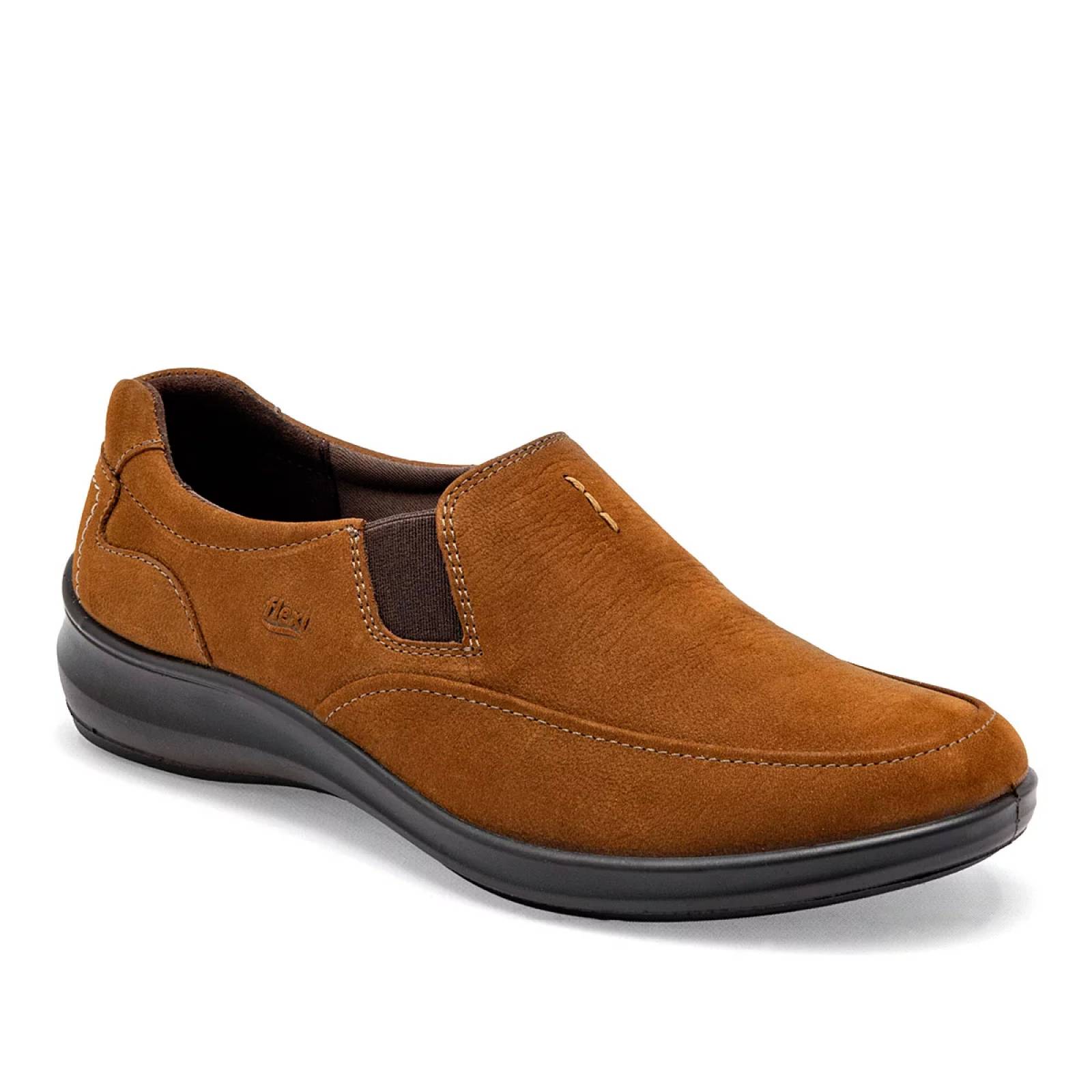MOCASIN GAMUZA Flexi 25920 Color CAMEL PARA Mujer Tx7