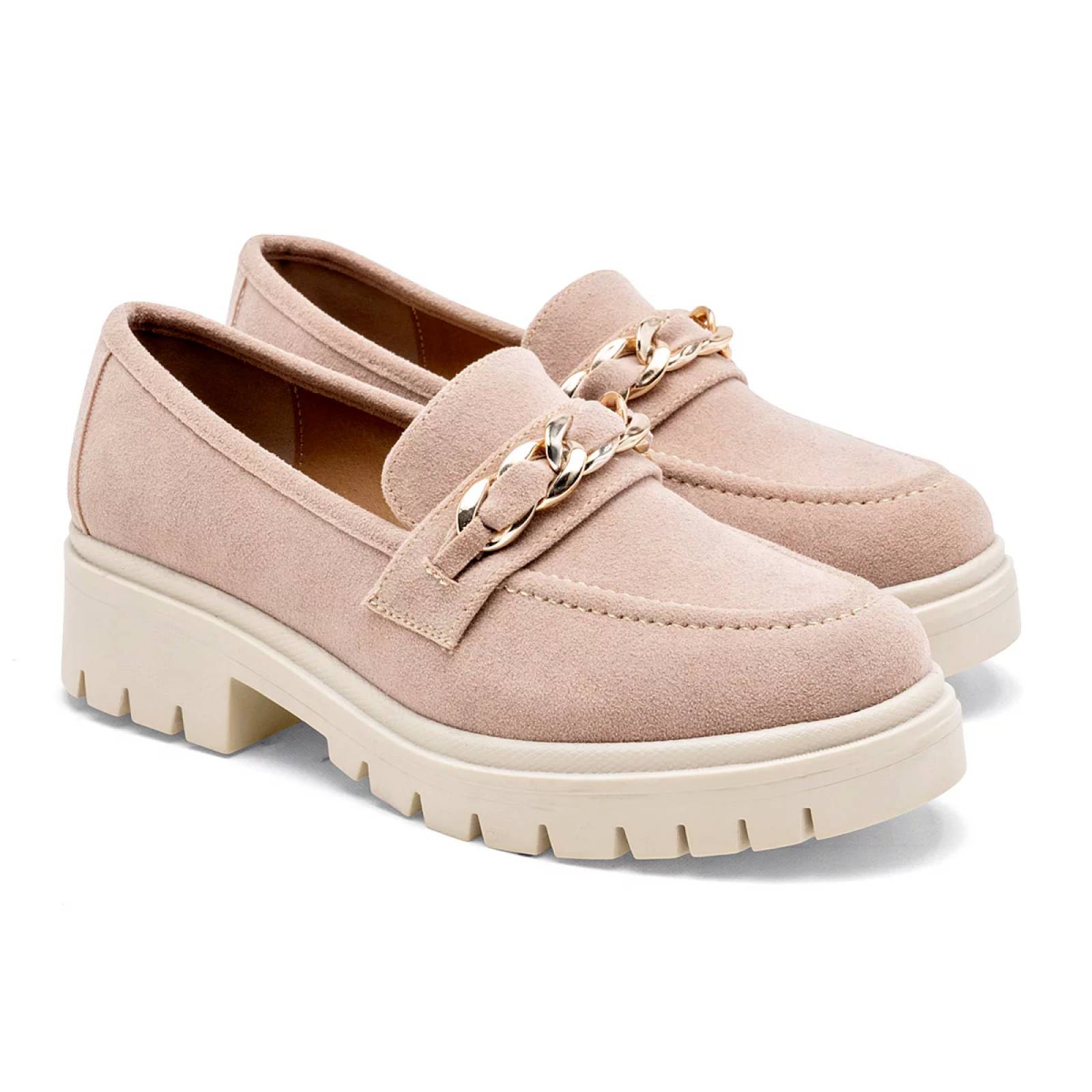 MOCASIN GAMUZA Lady one AB9375 Color Rosa PARA Mujer Tx7