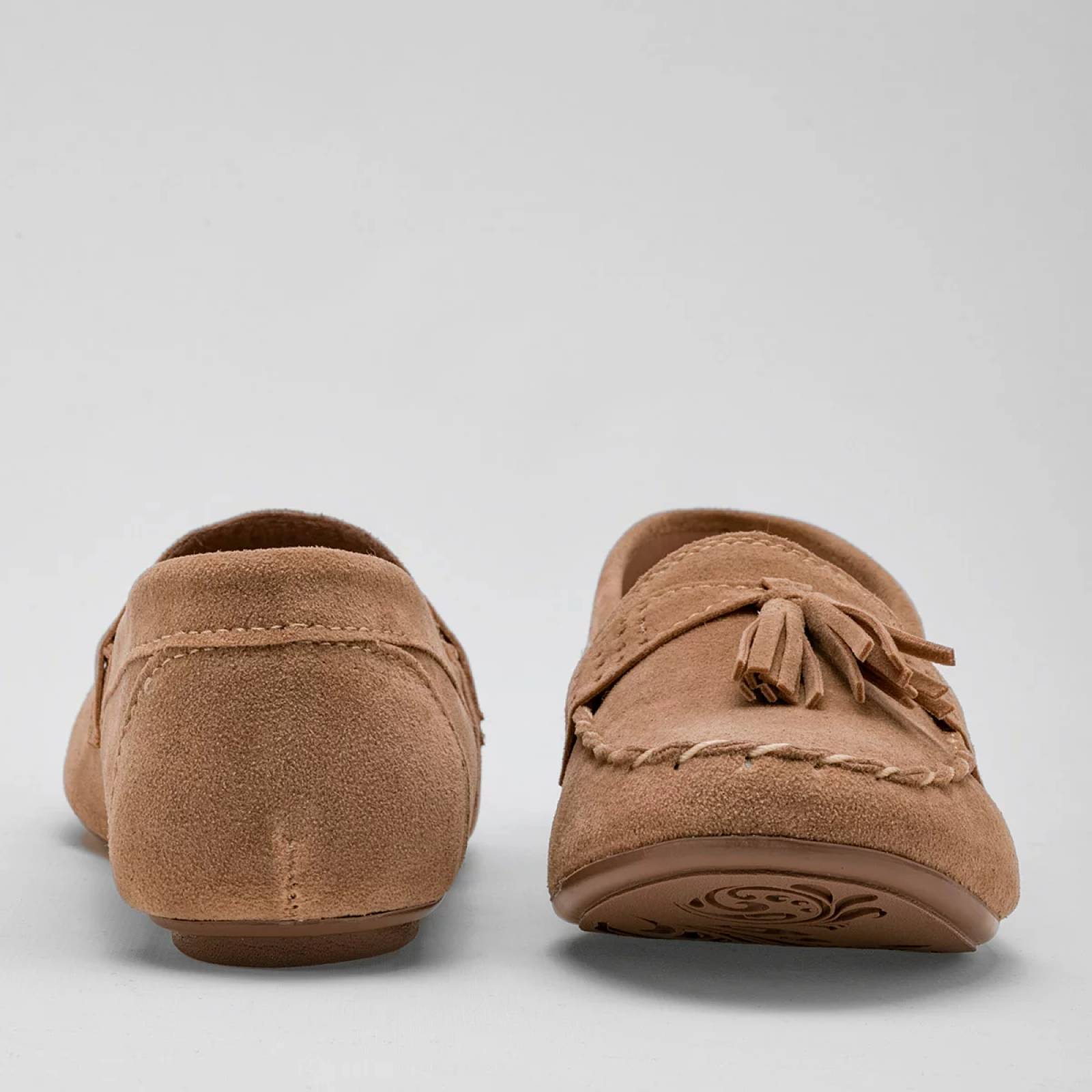 MOCASIN GAMUZA Rumores 10203 Color Beige PARA Mujer Tx7