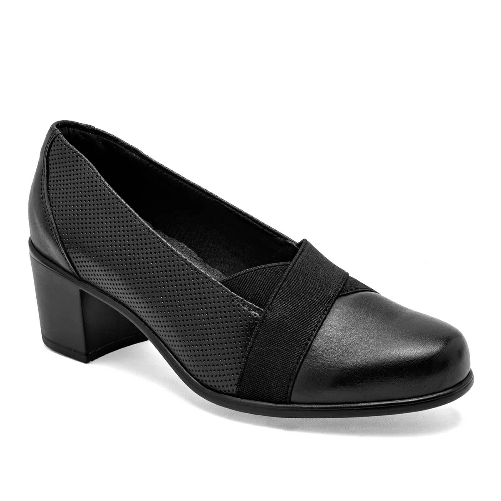 TACON CERRADO Flexi 110403 Color Negro PARA Mujer Tx7