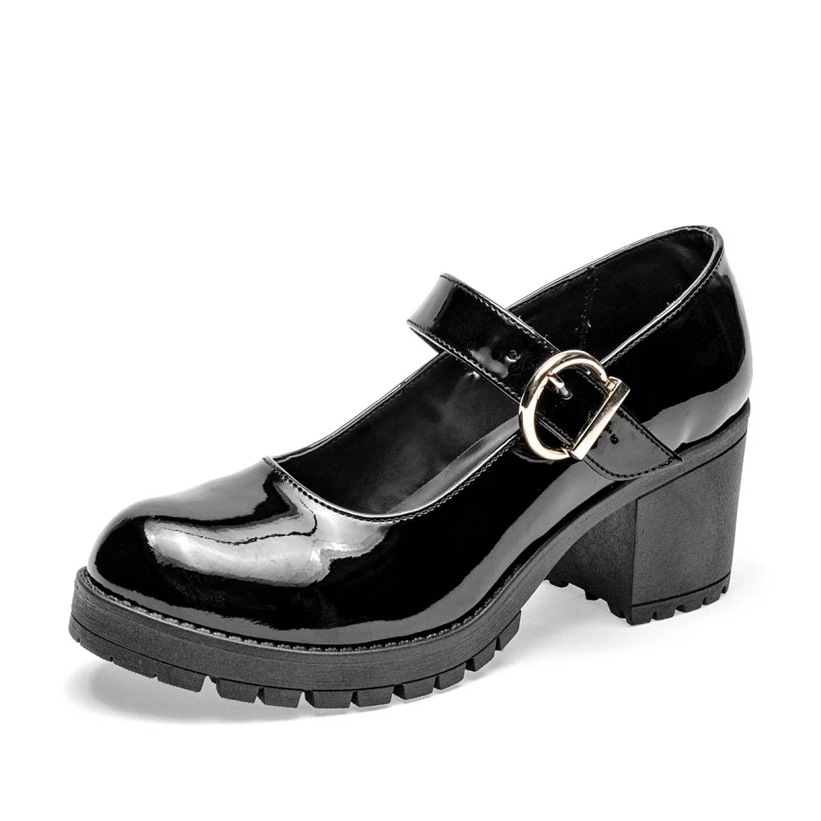 TACON CERRADO CON HEBILLA Lady one DZ578 Color Negro PARA Mujer Tx7