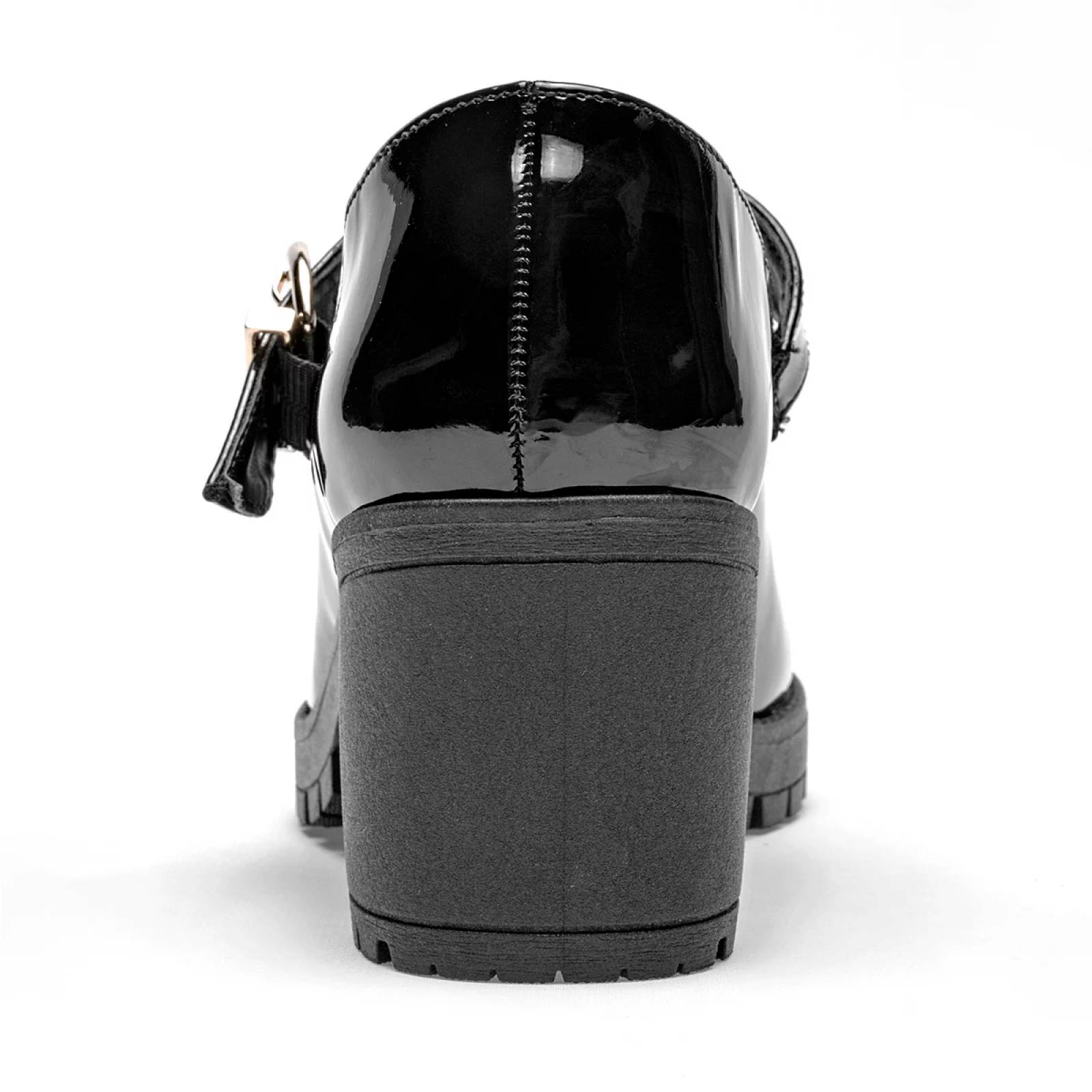 TACON CERRADO CON HEBILLA Lady one DZ578 Color Negro PARA Mujer Tx7