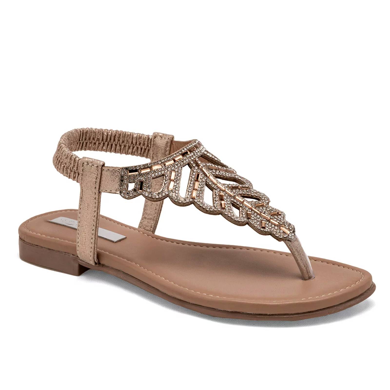 SANDALIA PATA DE GALLO Moramora 1800400 Color Oro PARA Mujer Tx7