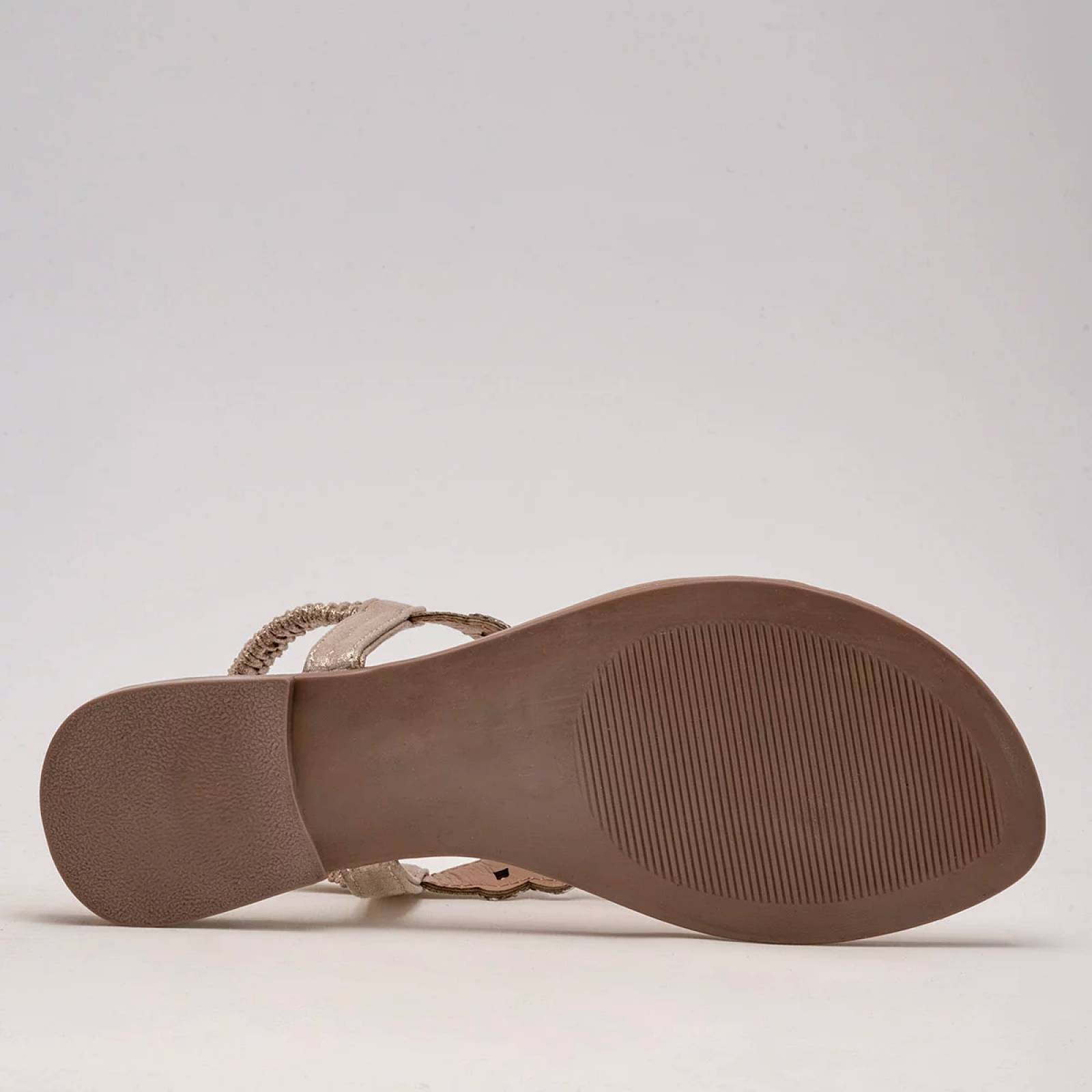 SANDALIA PATA DE GALLO Moramora 1800400 Color Oro PARA Mujer Tx7