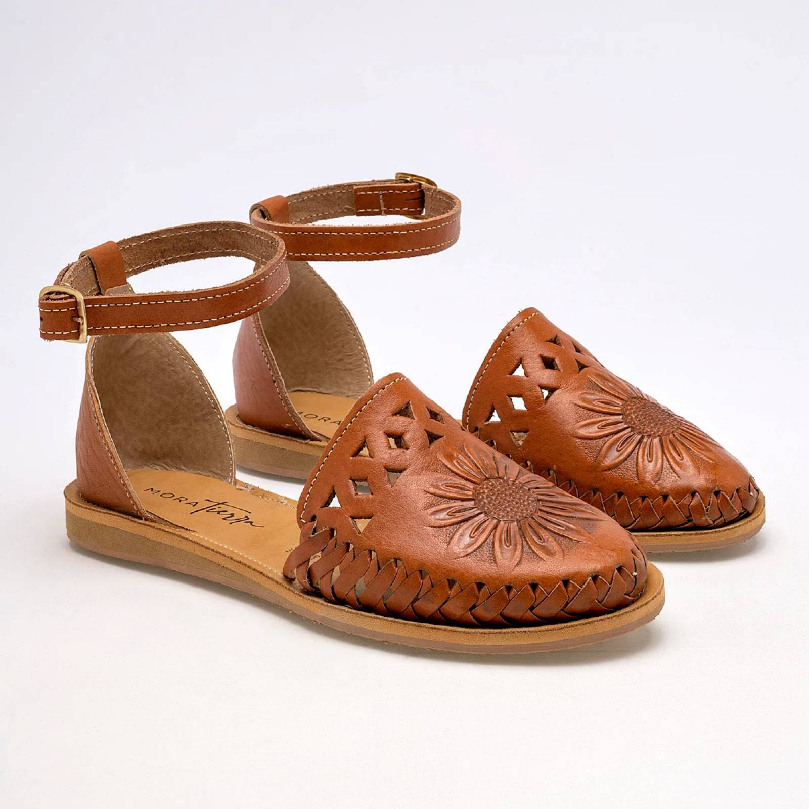 SANDALIA ARTESANAL Mora tierra 16533107 Color CAMEL PARA Mujer Tx7