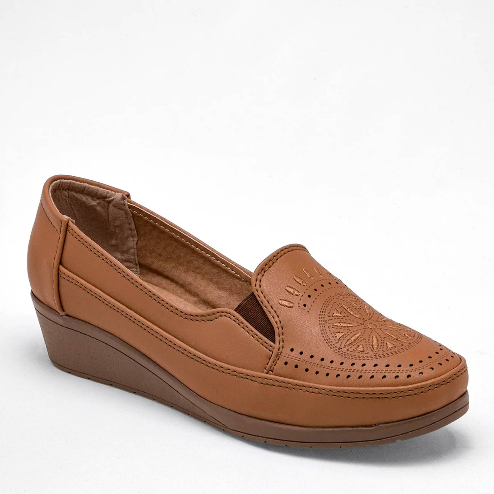 PLATAFORMA CERRADA Rumores 1970 Color CAMEL PARA Mujer Tx7
